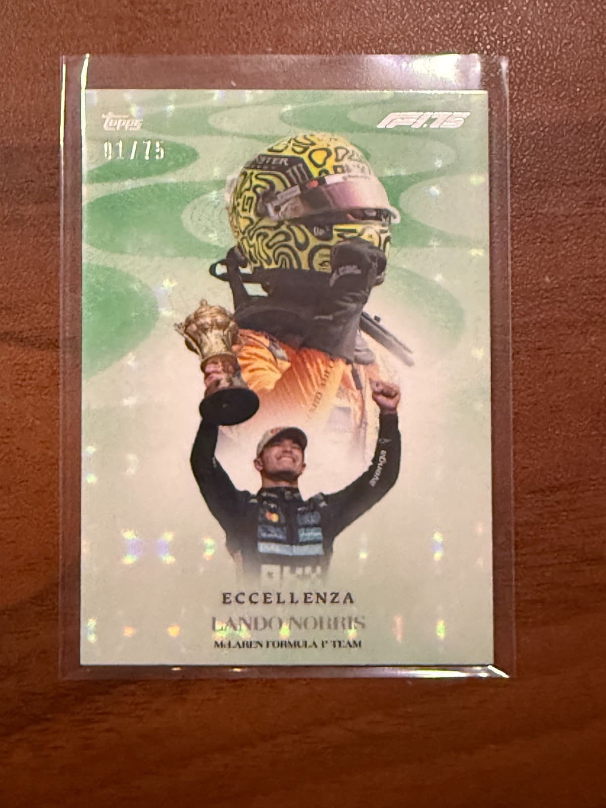 2025 Topps Eccellenza Lando Norris /75