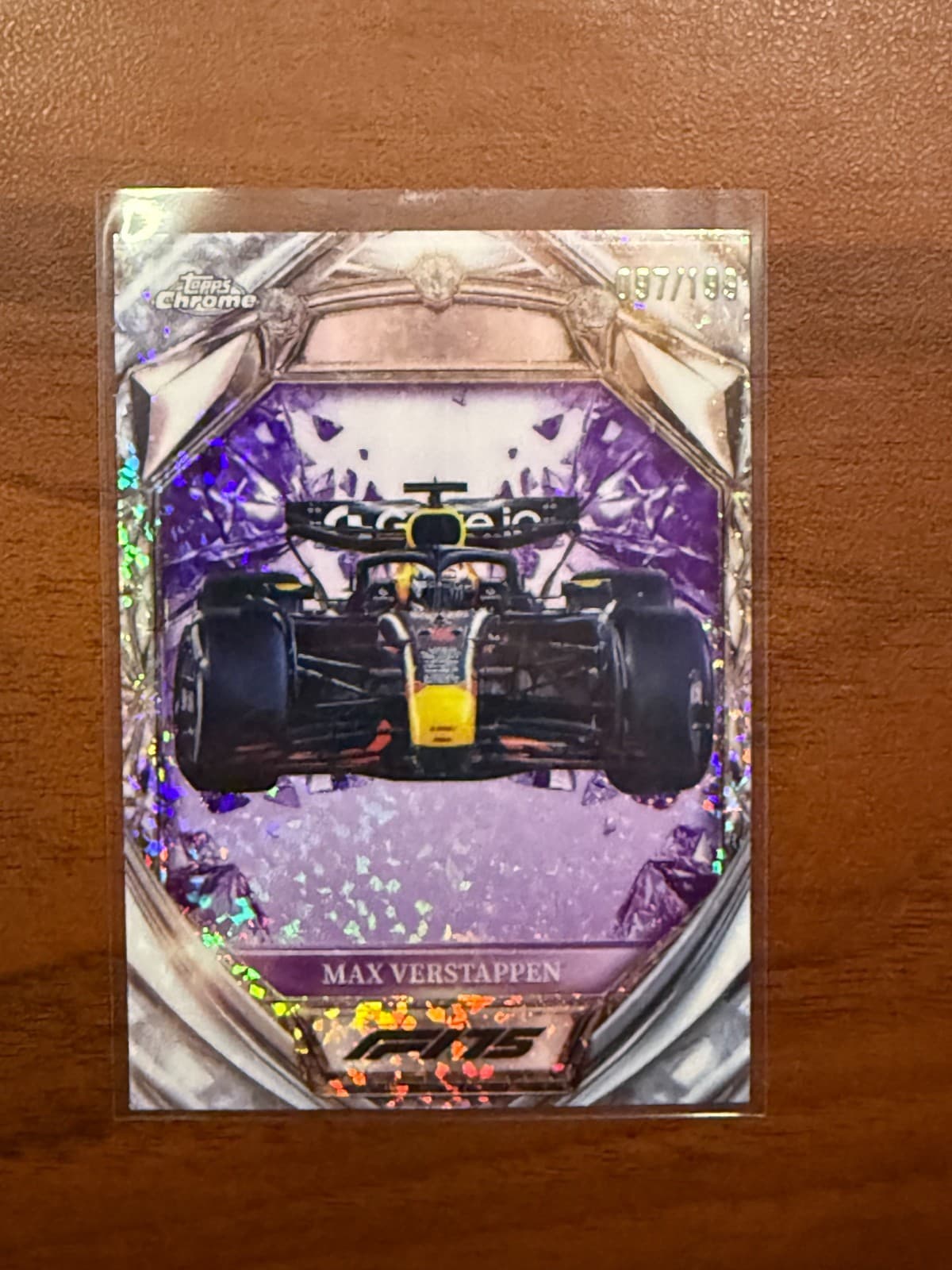2025 Topps Chrome F1 #D75-21 Max Verstappen /199