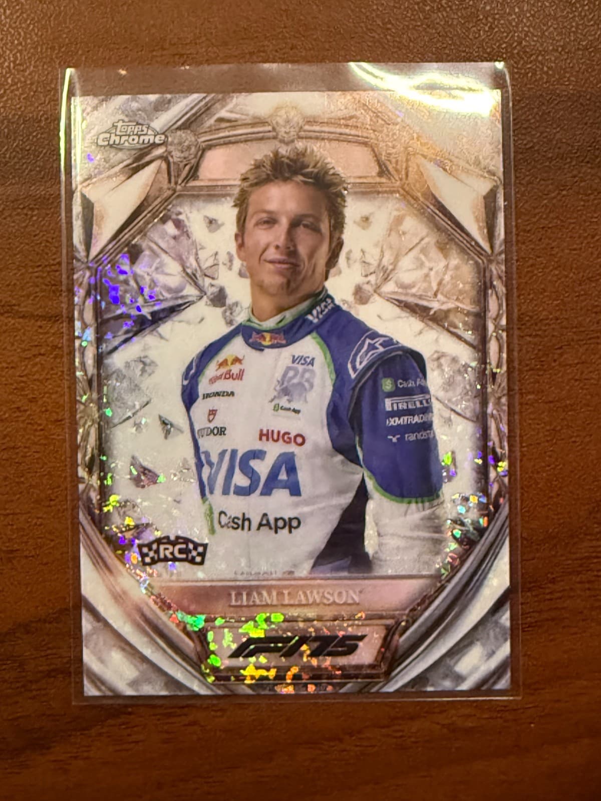 2025 Topps Chrome F1 #D75-11 Liam Lawson