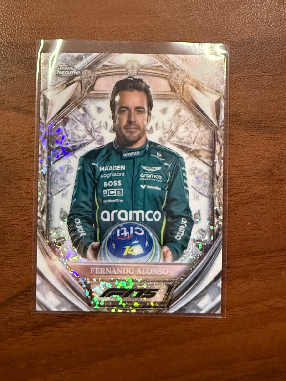 2025 Topps Chrome F1 #D75-9 Fernando Alonso