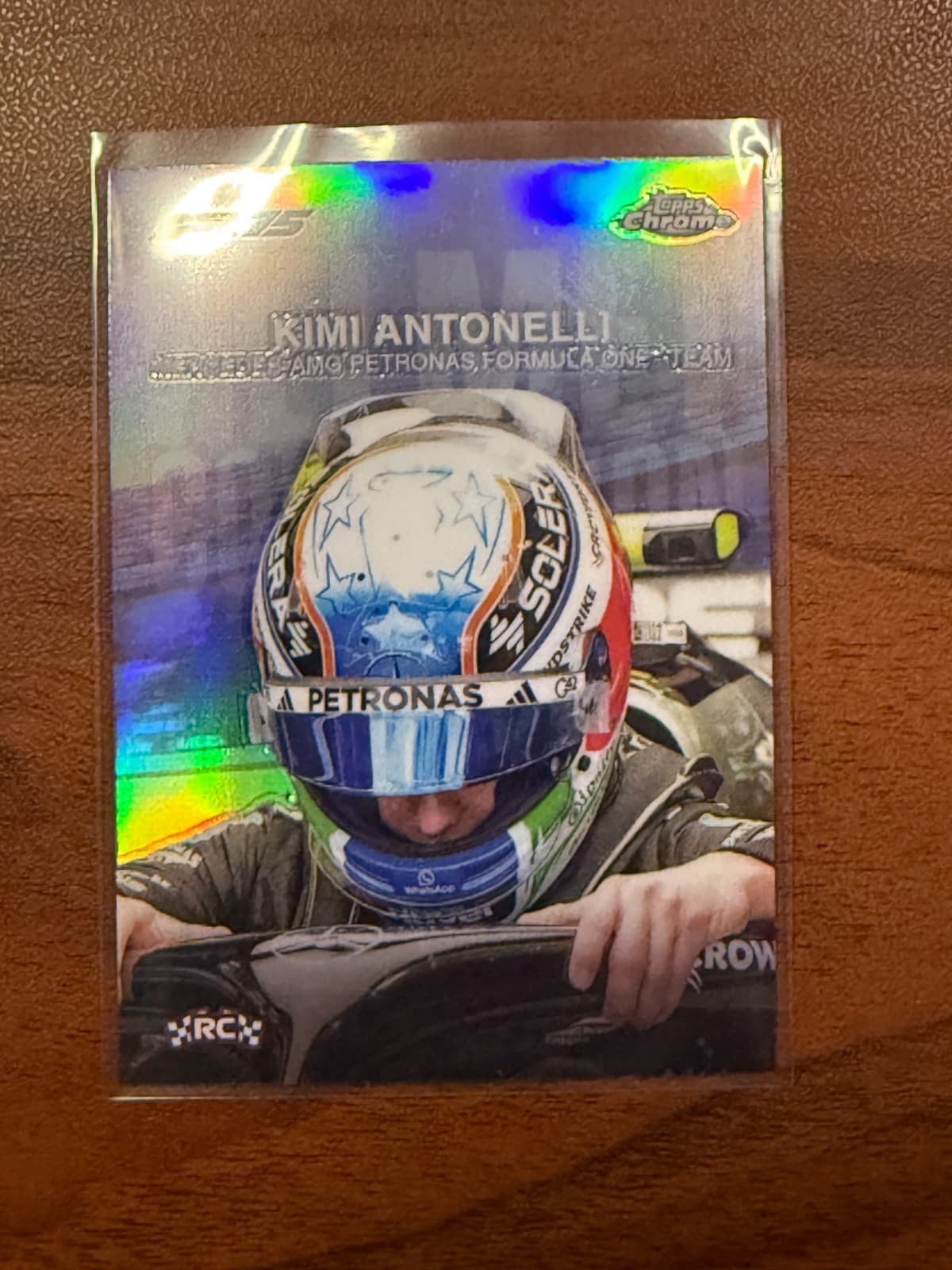 2025 Topps Chrome F1 Kimi Antonelli Helmet