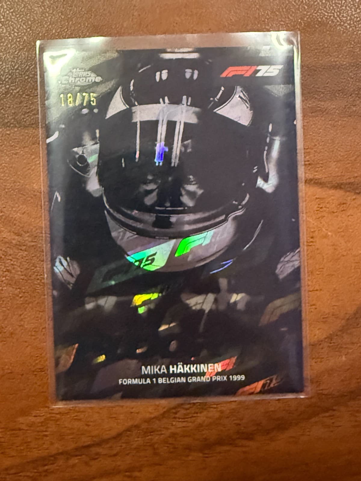 2025 Topps Chrome F1 Mika Hakkinen Floor It /75