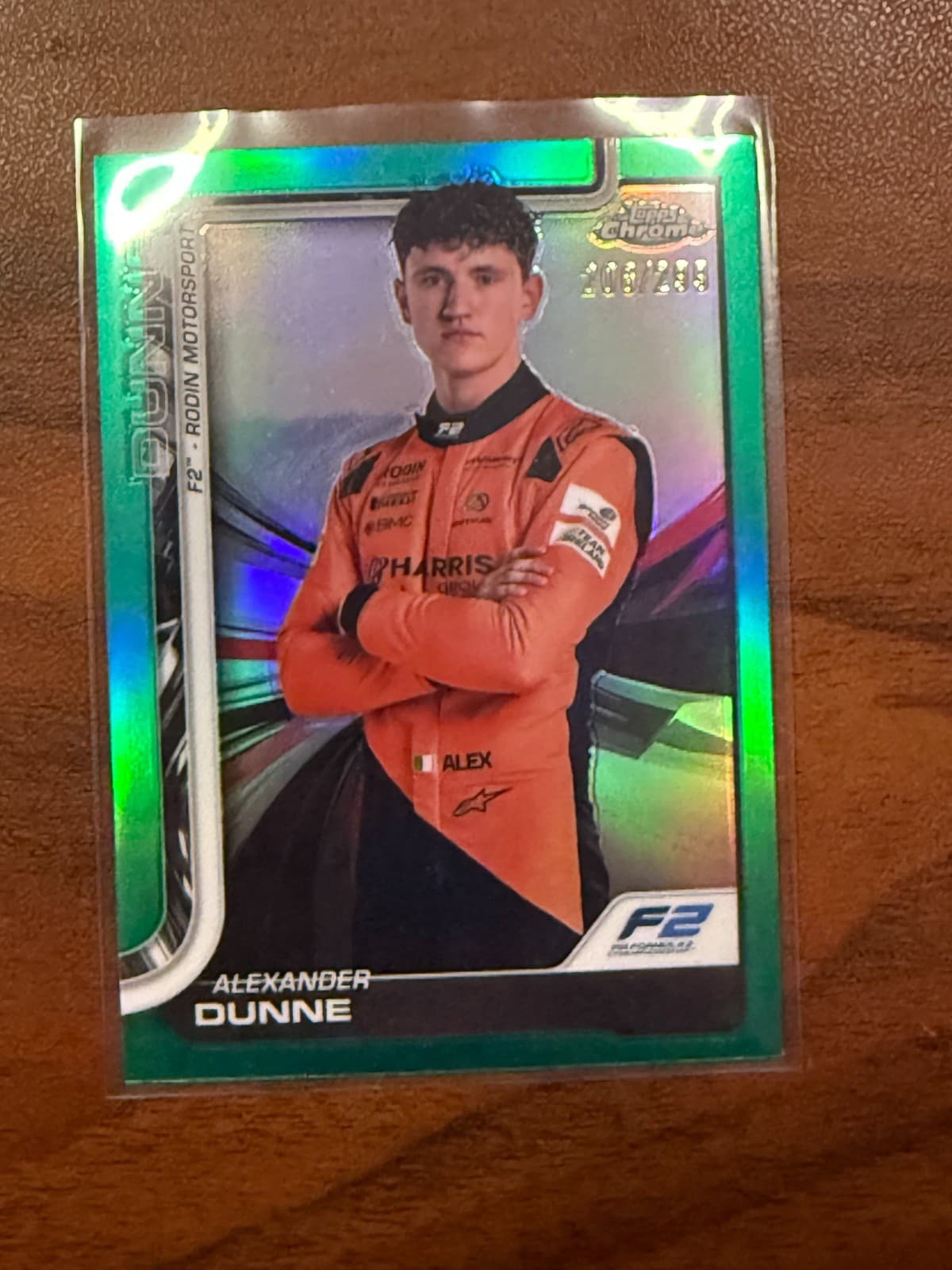 2025 Topps Chrome F1 Alexander Dunne /299