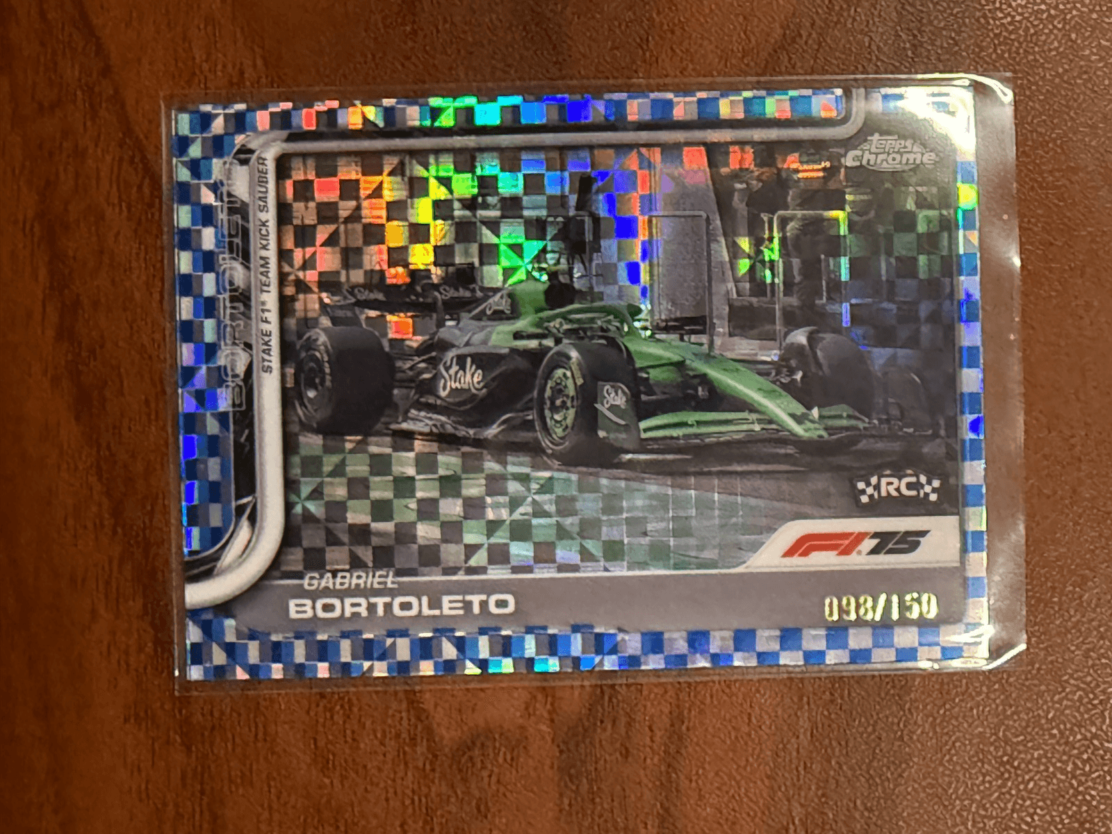 2025 Topps Chrome F1 Gabriel Bortoleto /150
