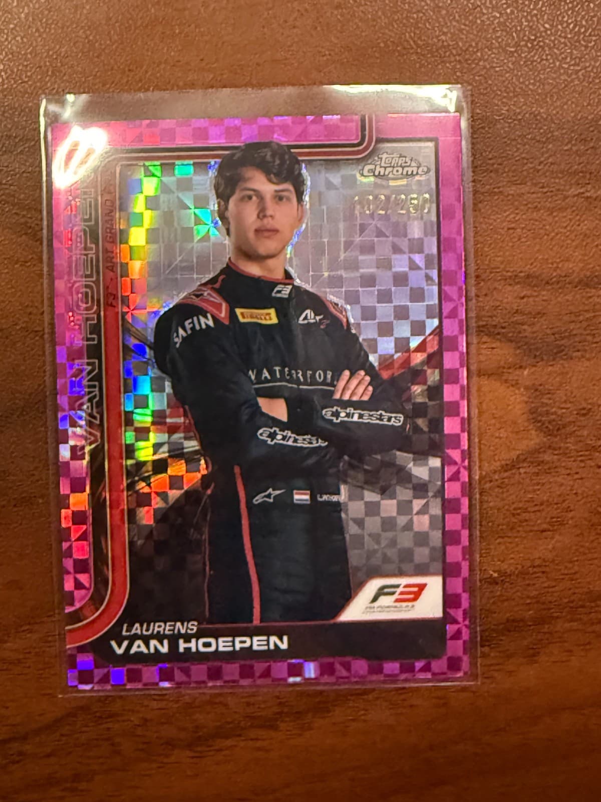 2025 Topps Chrome F1 Laurens Van Hoepen /250