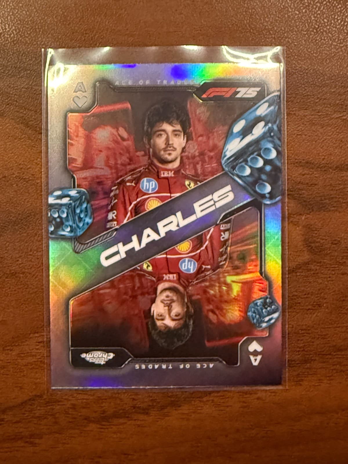 2025 Topps Chrome F1 Ace of Trades Charles LeClerc