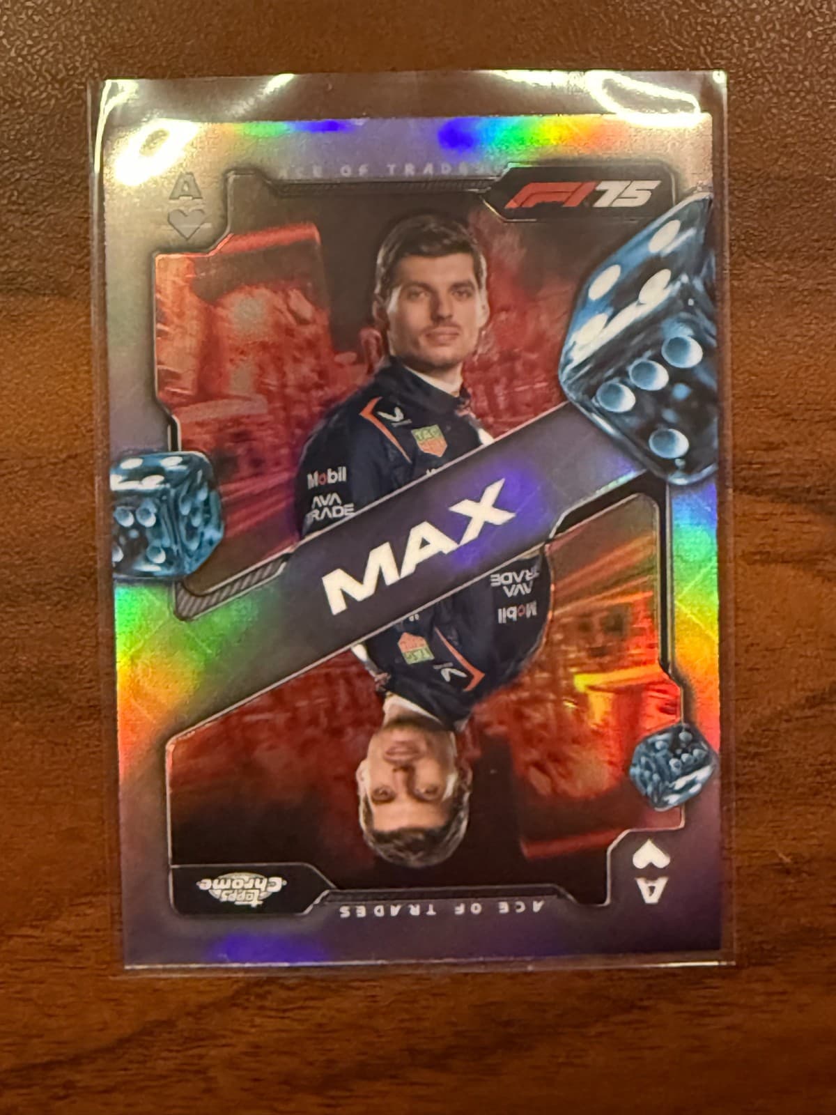 2025 Topps Chrome F1 Ace of Trades Max Verstappen