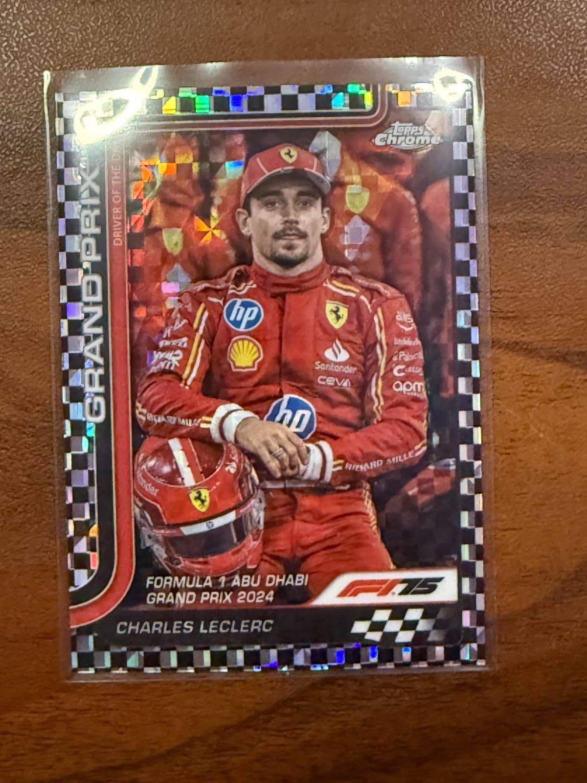 2025 Topps Chrome F1 Charles LeClerc Checker