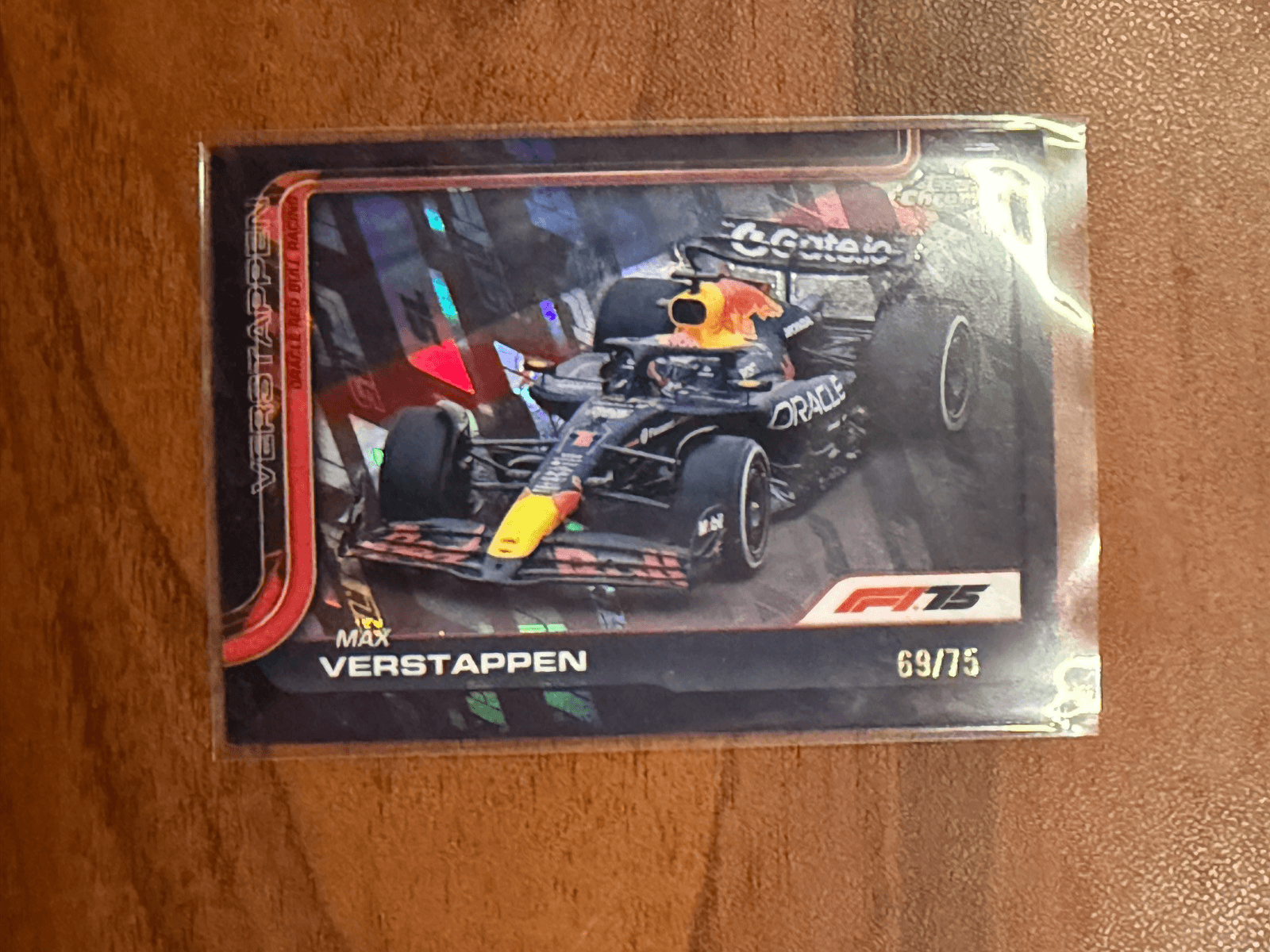 2025 Topps Chrome F1 Max Verstappen /75