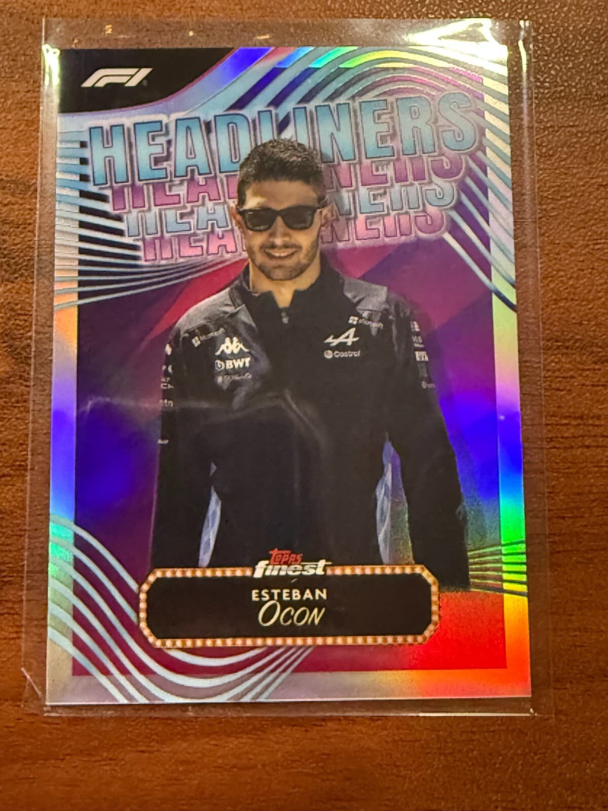 2024 Topps Finest F1 Headliners Esteban Ocon