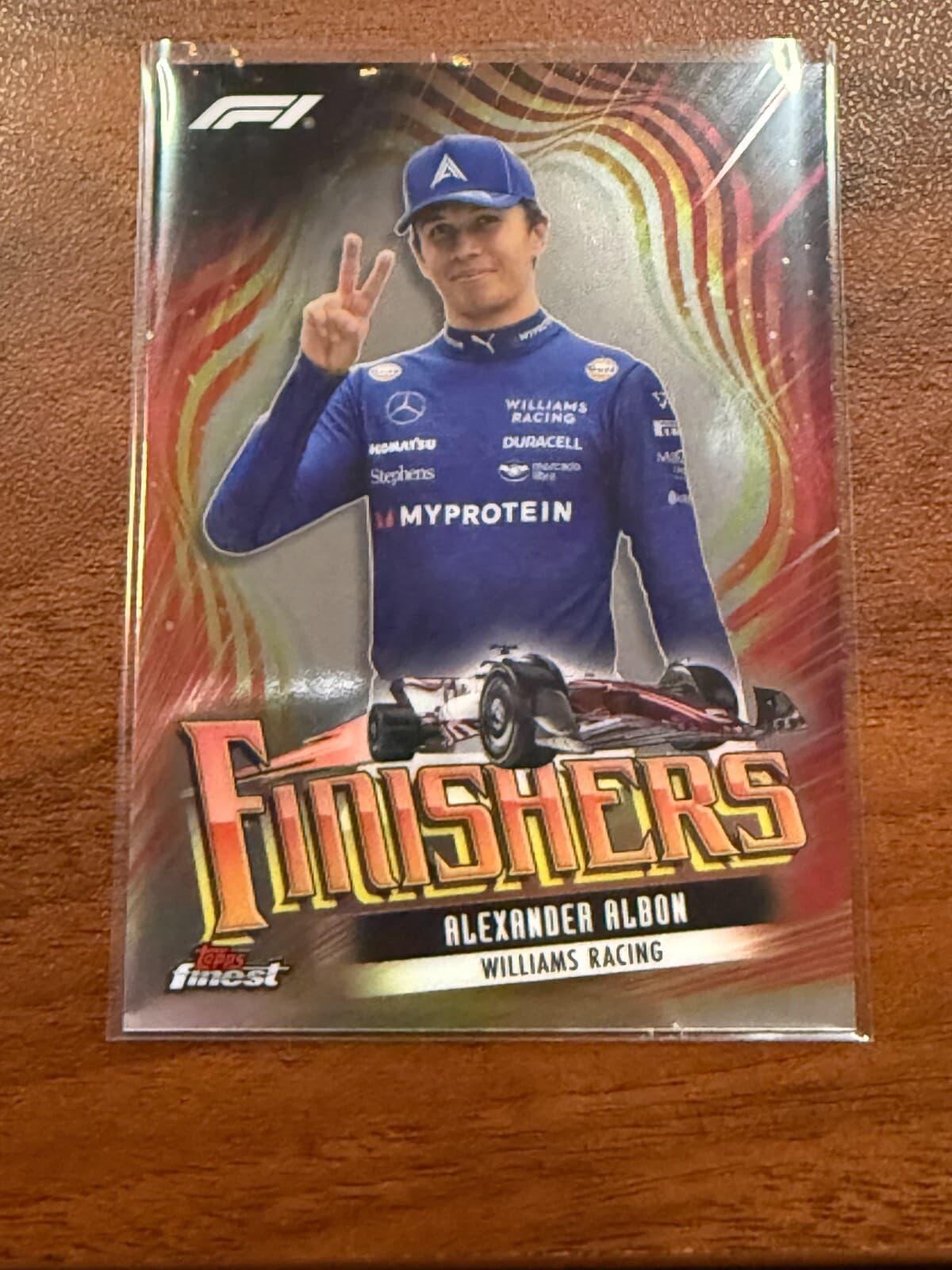 2024 Topps Finest F1 Finishers Alexander Albon