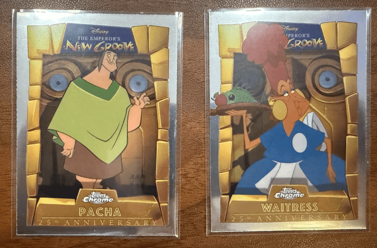 2025 Topps Chrome Disney Emperor's New Groove 25 Lot