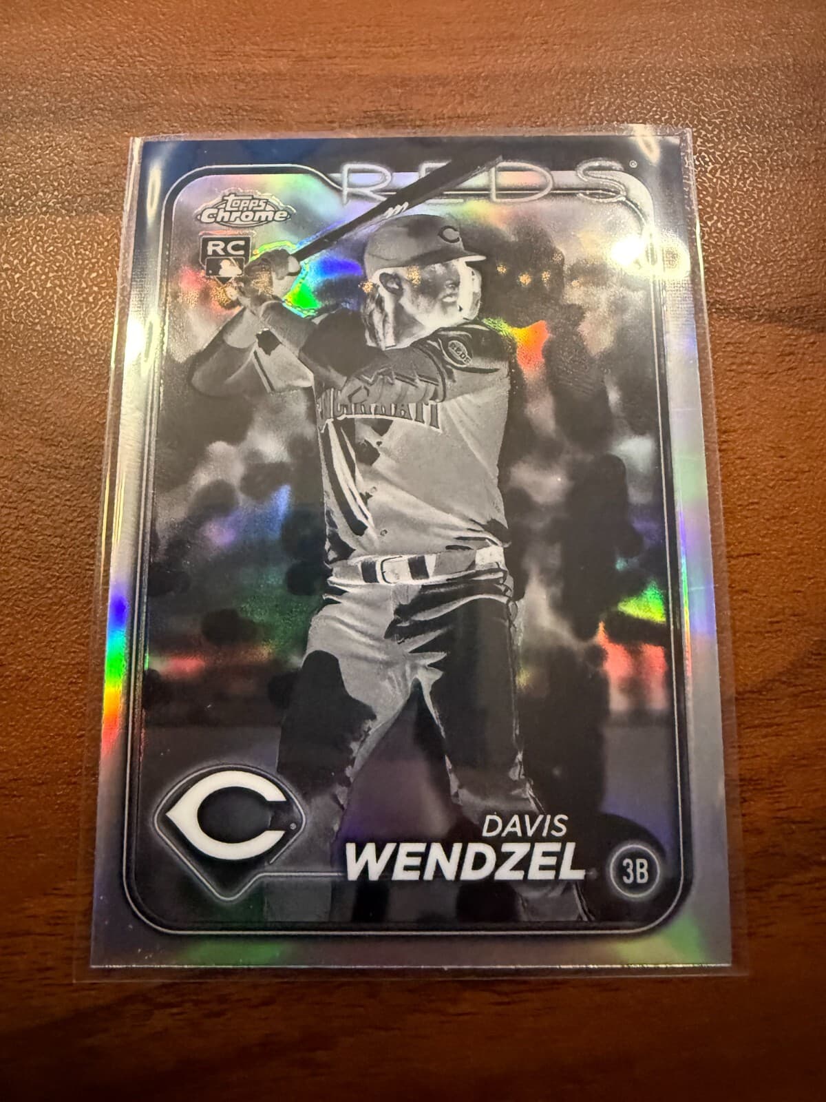 Davis Wendzel RC 2024 Topps Chrome Update Negative Refractor Rookie