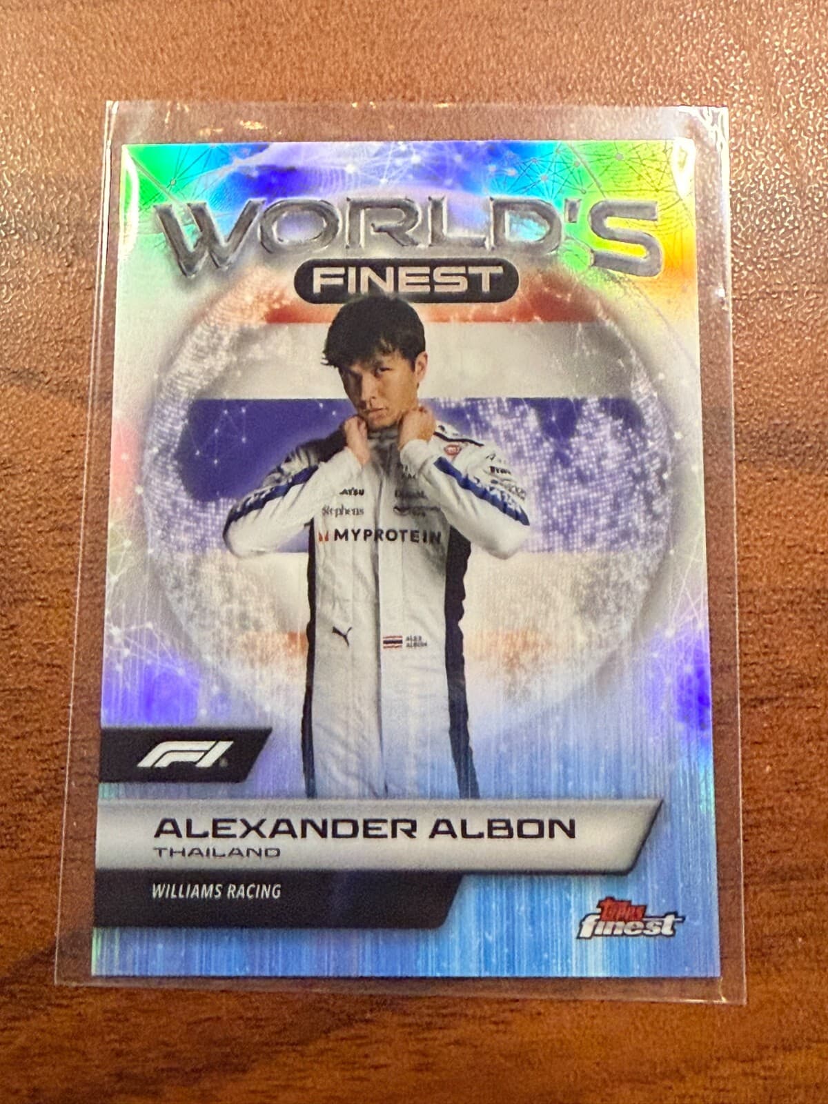2024 Topps Finest F1 Worlds Finest Alexander Albon