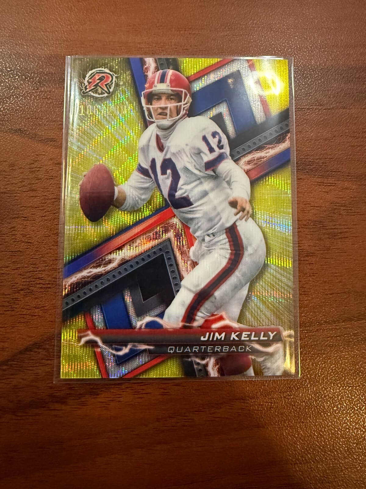 Jim Kelly /200 Yellow Surge Refractor 2023 Topps Composite Resurgence Bills