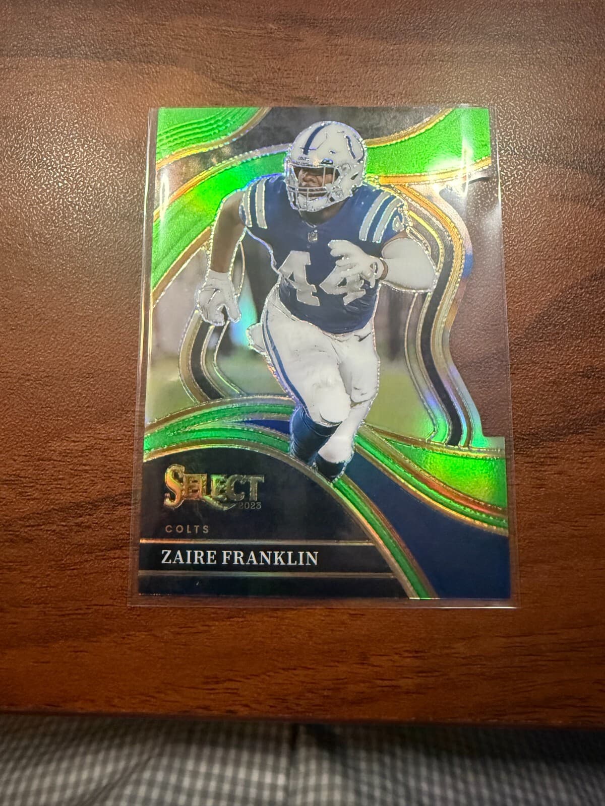 2023 Select Zaire Franklin Club Level Die Cut Green 88/499 Colts