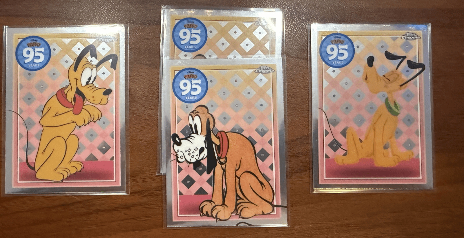2025 Topps Chrome Disney Pluto 95 Years Lot