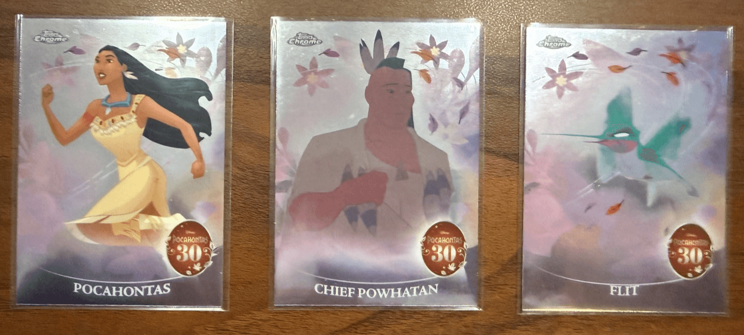 2025 Topps Chrome Disney Pocahontas 30 Lot