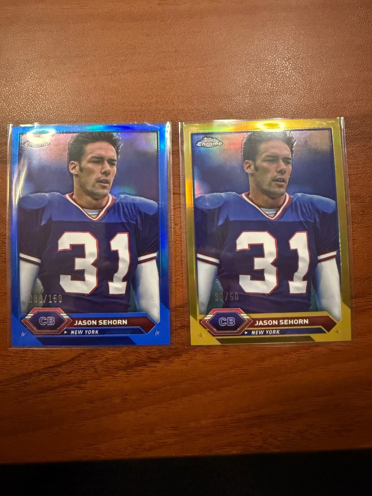 2023 Topps Chrome Composite Jason Sehorn – /50 /150