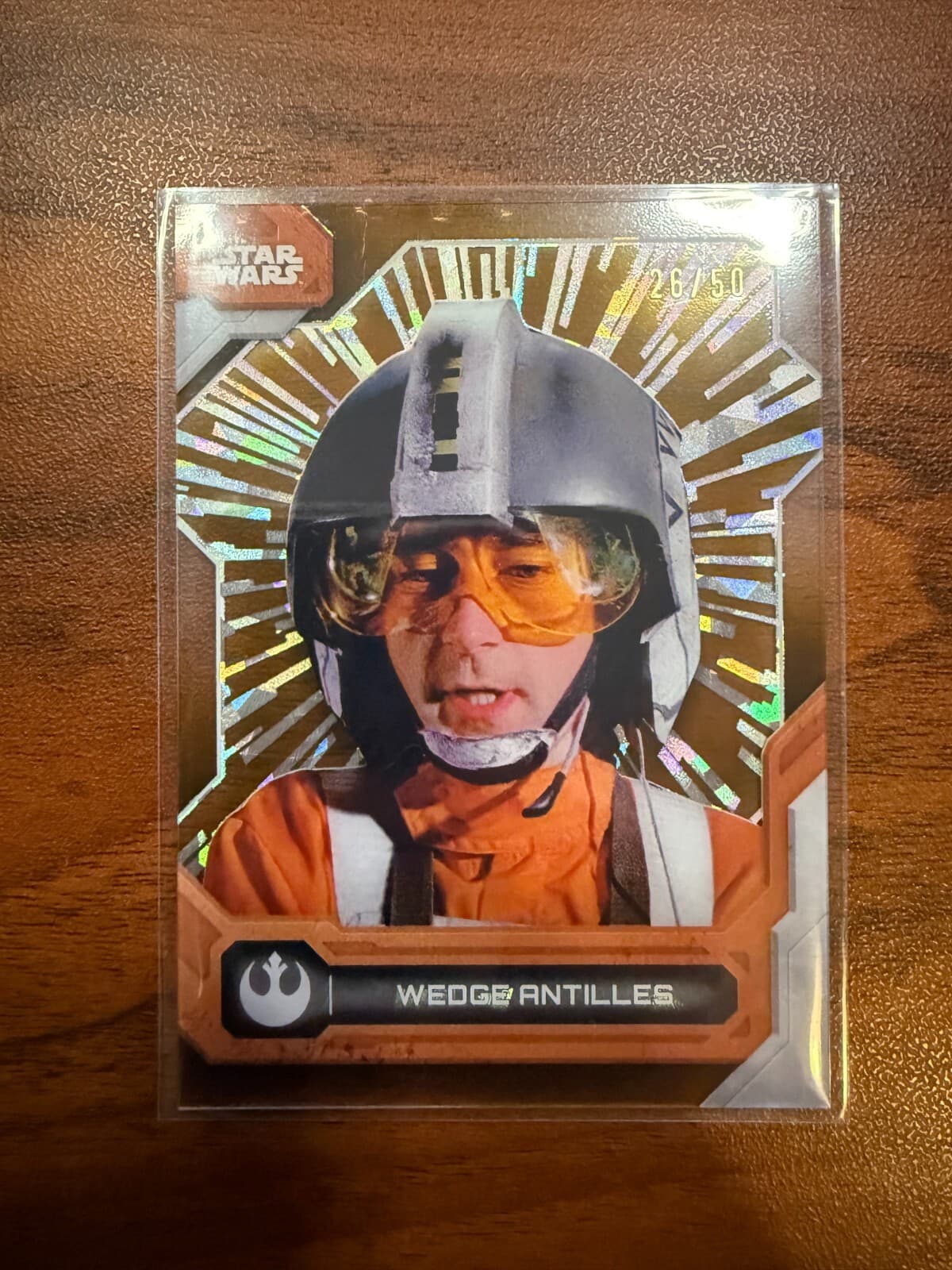 2024 Topps Star Wars High Tek Wedge Antilles Gold /50