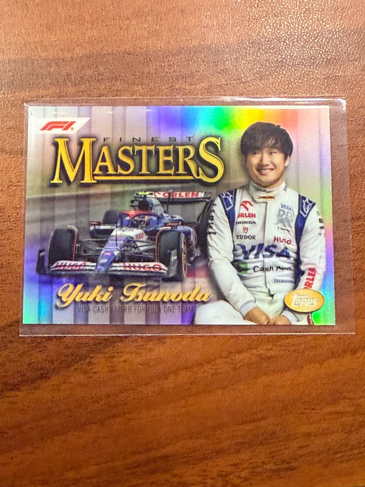 2024 Topps Finest F1 Masters Yuki Tsunaoda Refractor