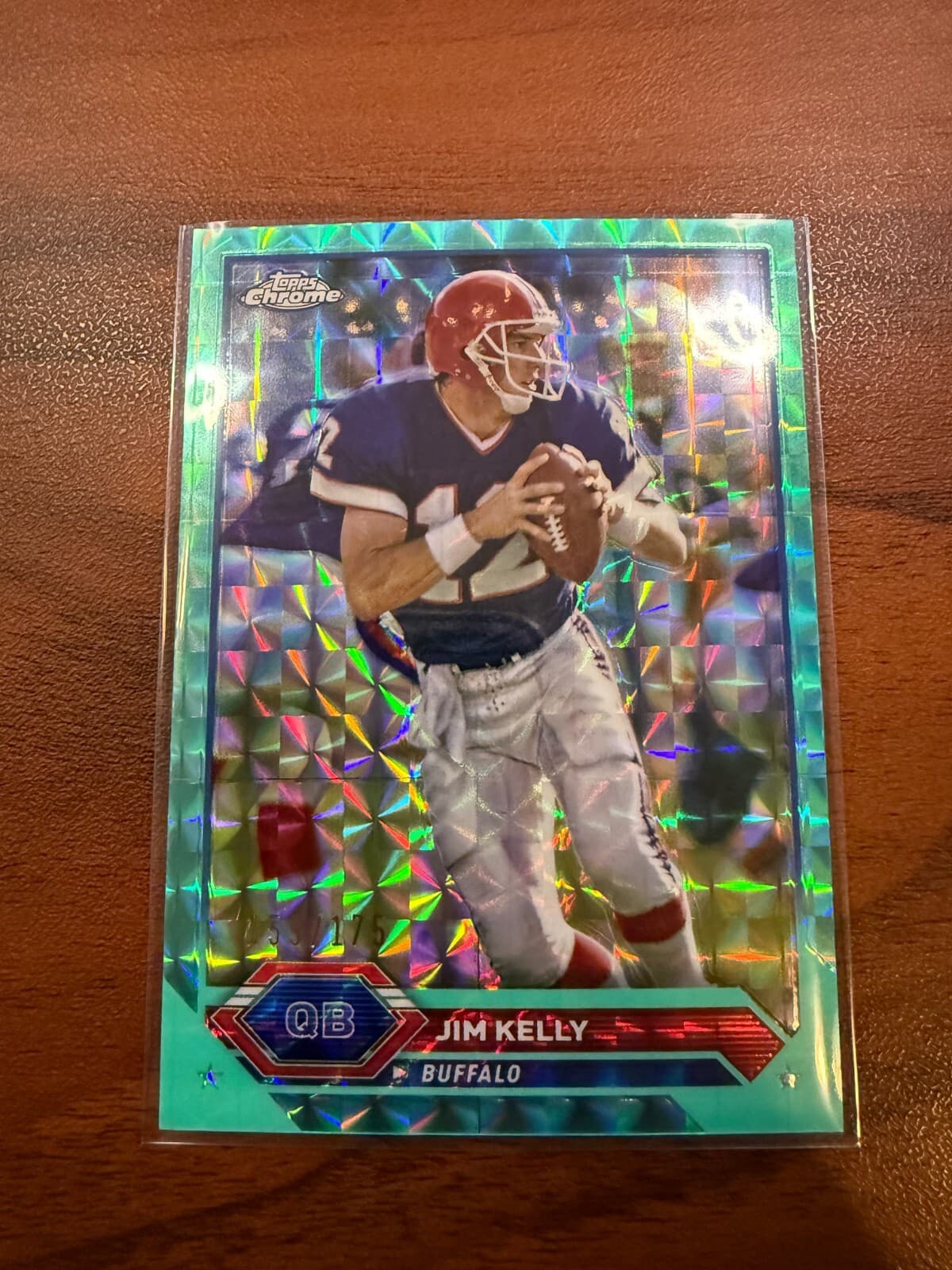 2023 Topps Composite Jim Kelly Chrome #46  Refractor/175 BUF Bills