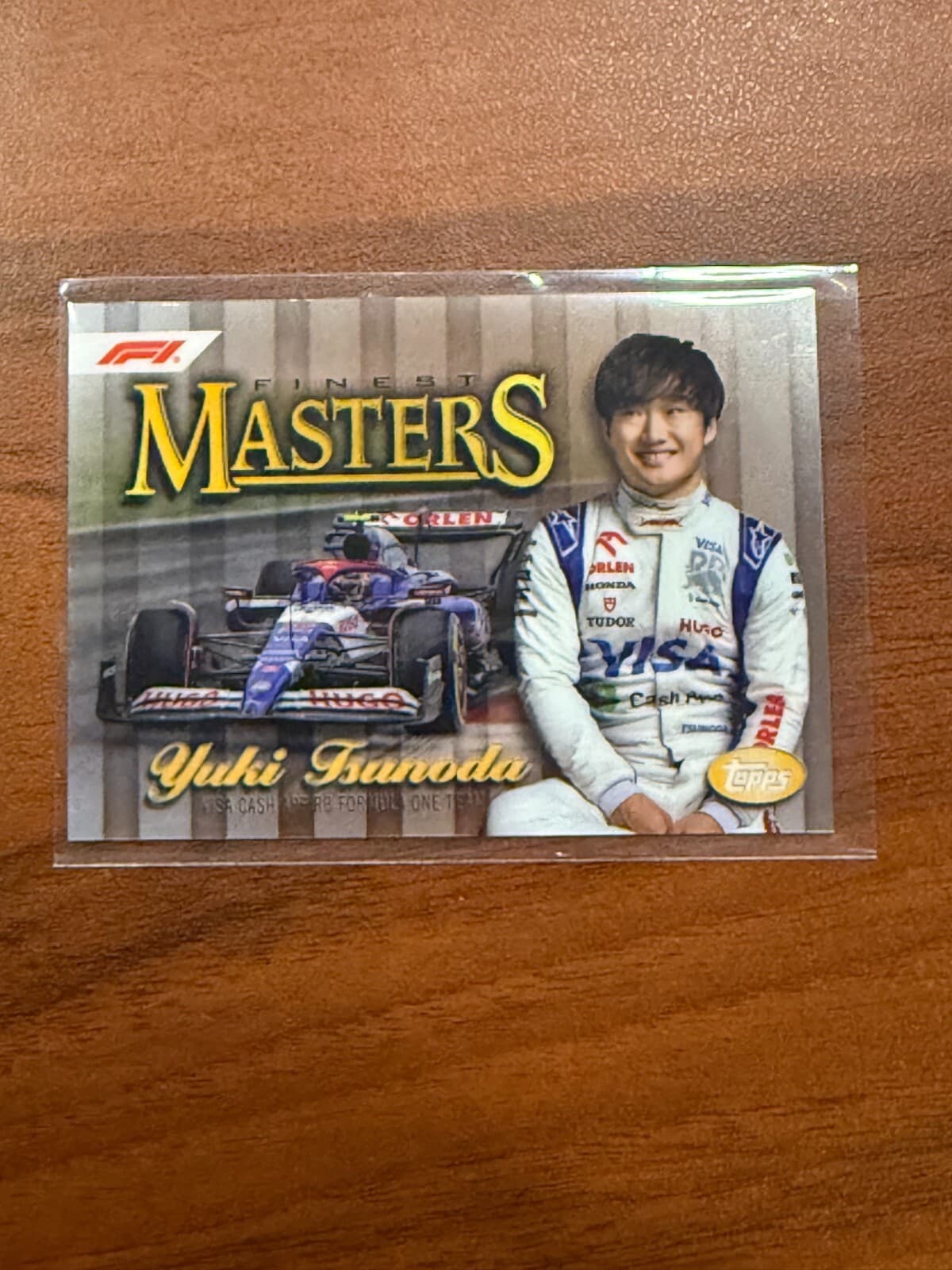 2024 Topps Finest Formula 1 F1 Masters Yuki Tsunaoda Refractor