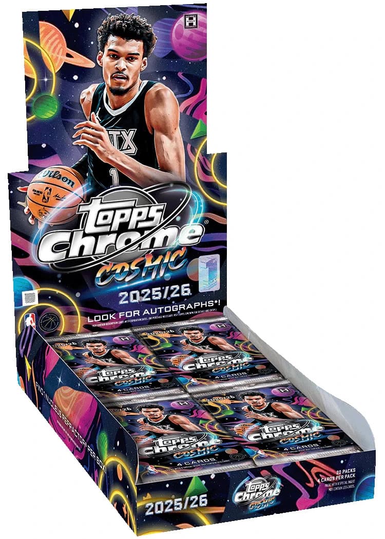 2025-26 Topps Chrome Cosmic Basketball Hobby Box FDI First Day Issue PRE SALE
