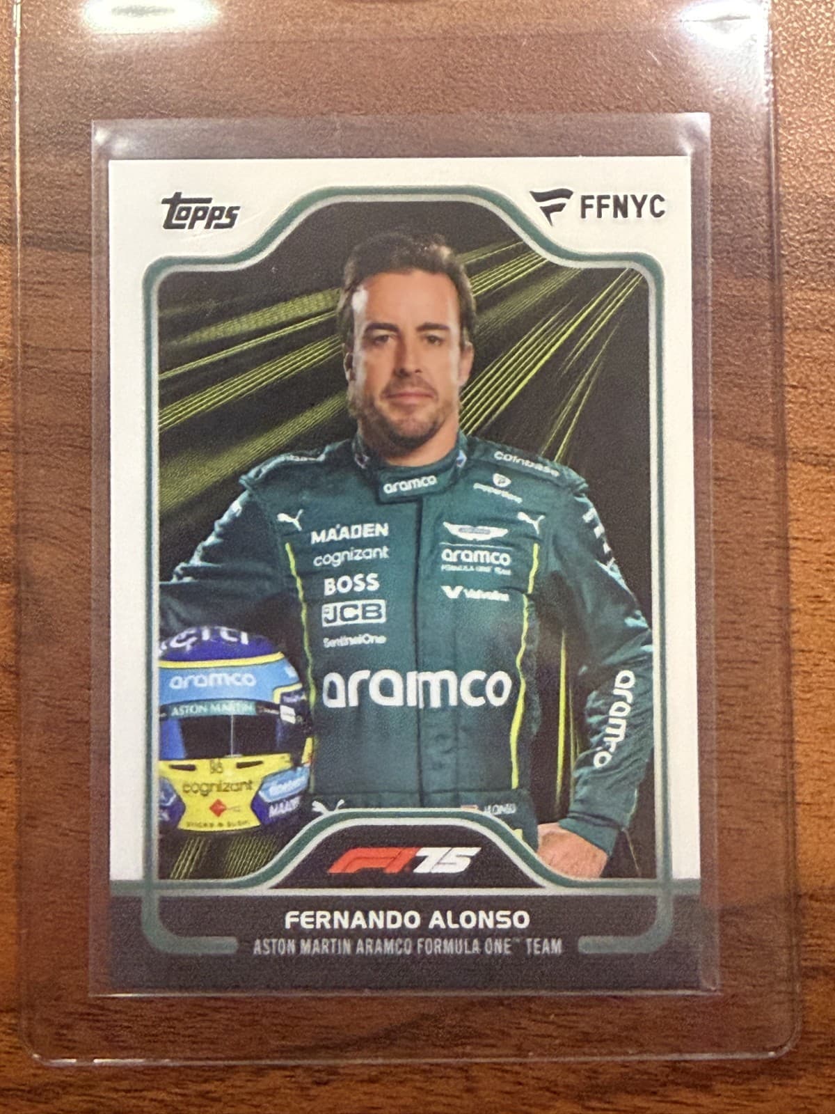 2025 Topps Fanatics Fest NYC FFNYC Formula 1 F1 Fernando Alonso