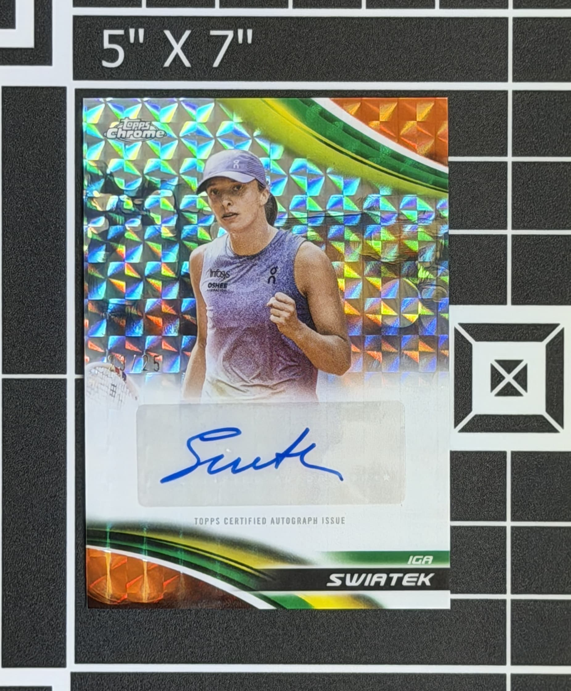 2025 Topps Chrome Iga Swiatek Auto #CA-ISK /25