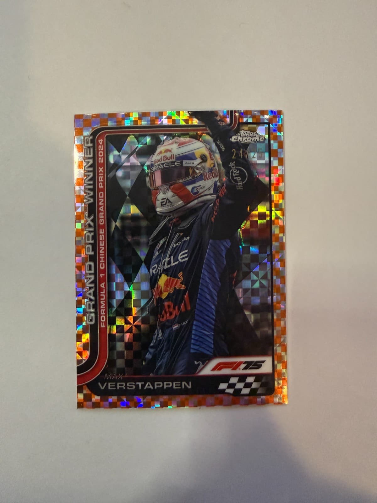 2025 Topps Chrome F1 Max Verstappen #97 /25