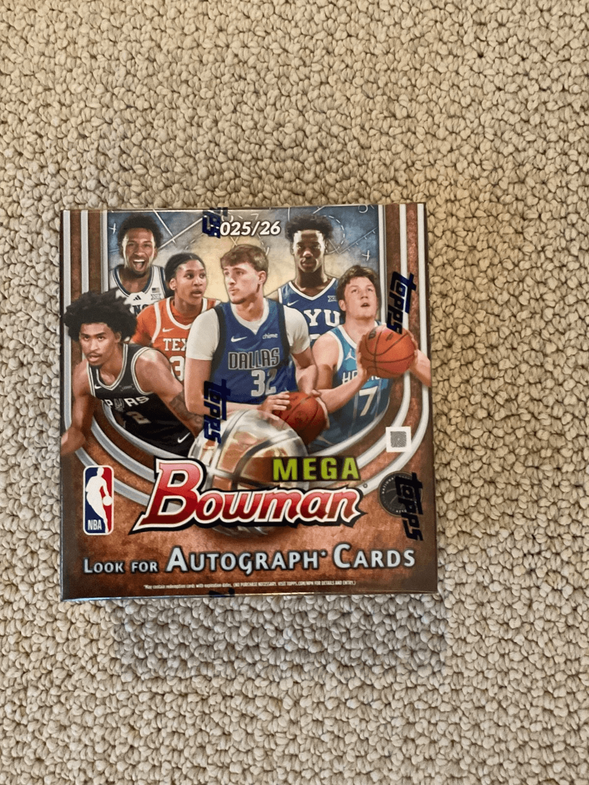 2025-26 Topps Bowman Basketball Mega Box Pack