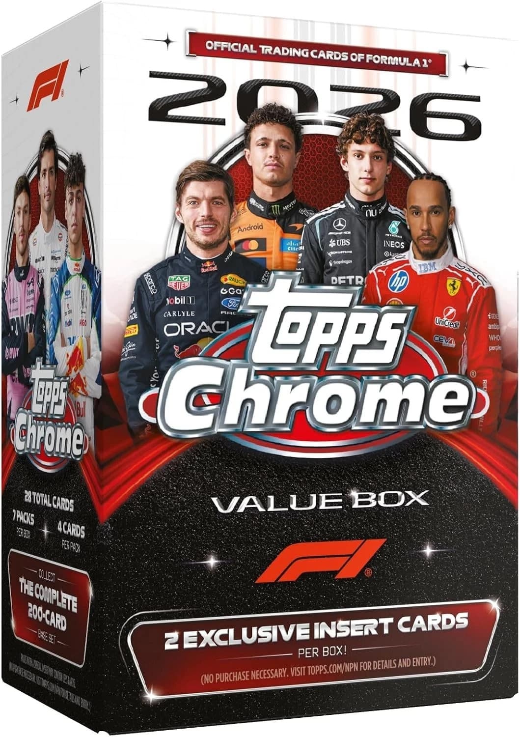 2026 Topps Chrome F1 Value Blaster Box