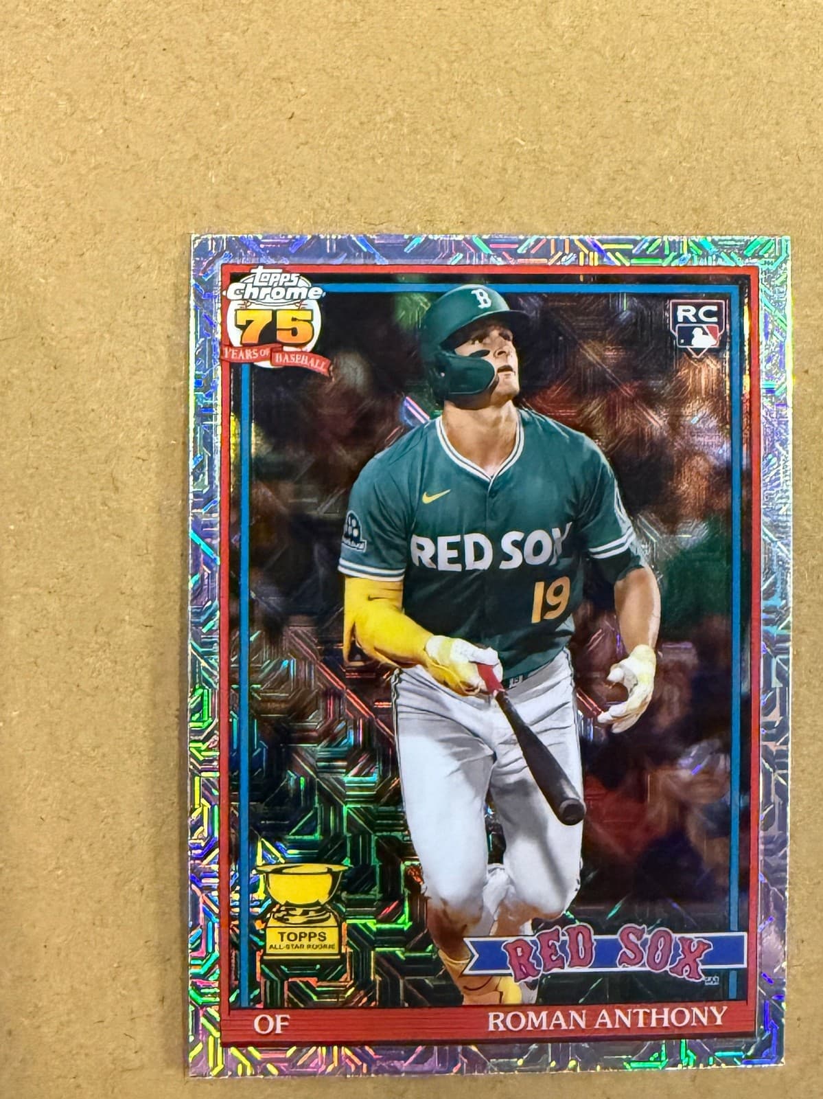 2025 Topps Chrome Baseball Roman Anthony Refractor RC #60