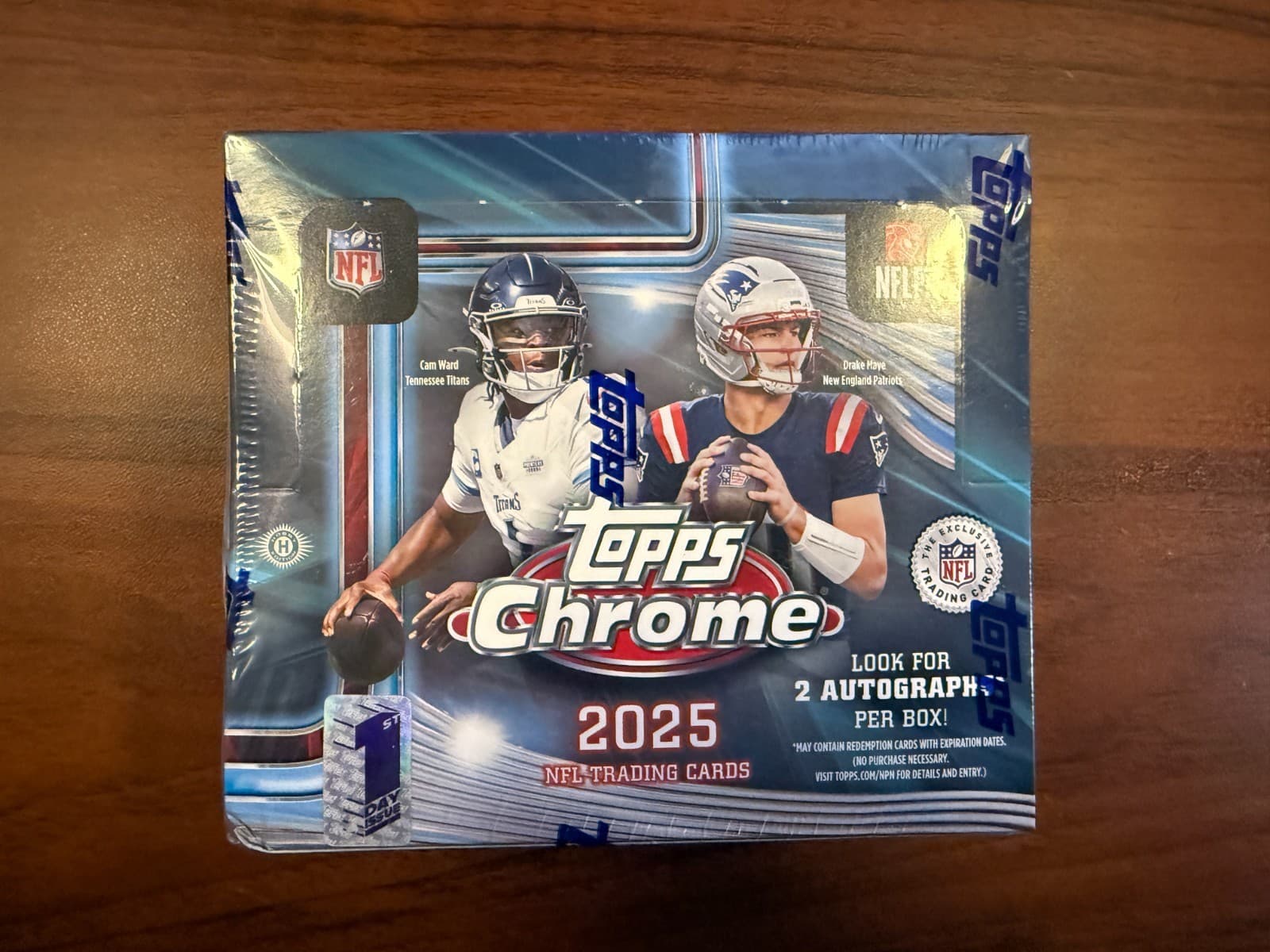 2025 Topps Chrome FDI Football Hobby Box