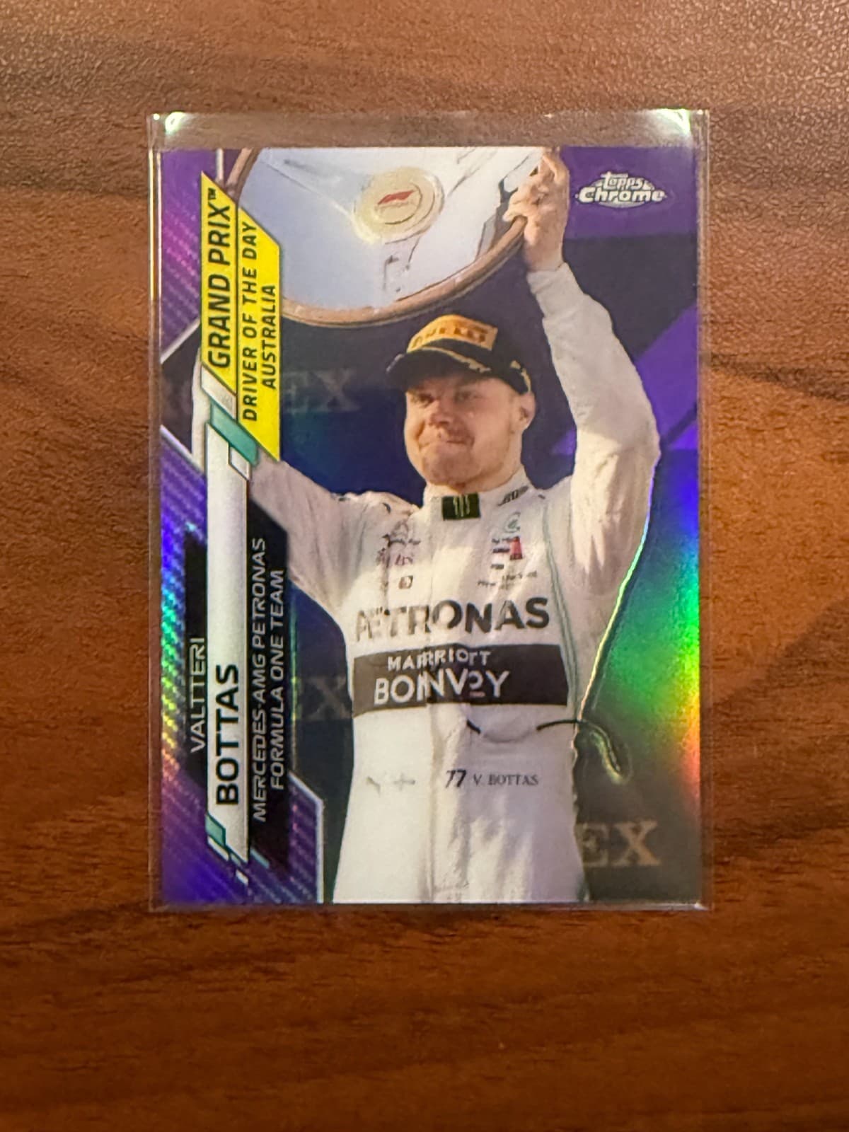 2020 Topps Chrome Formula 1 F1 VALTTERI BOTTAS #154 /399