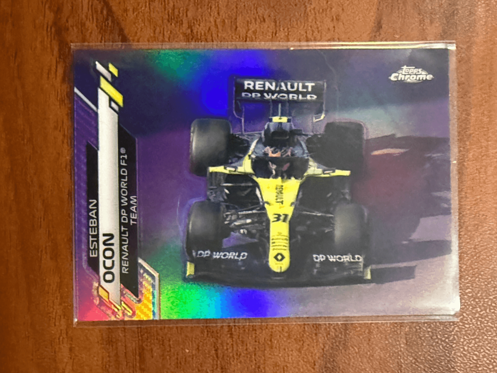 2020 Topps Chrome Formula 1 F1 Esteban Ocon #30 /399