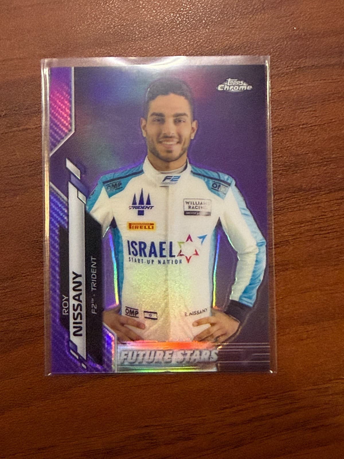 2020 Topps Chrome Formula 1 F1 Roy Nissany #55 /399