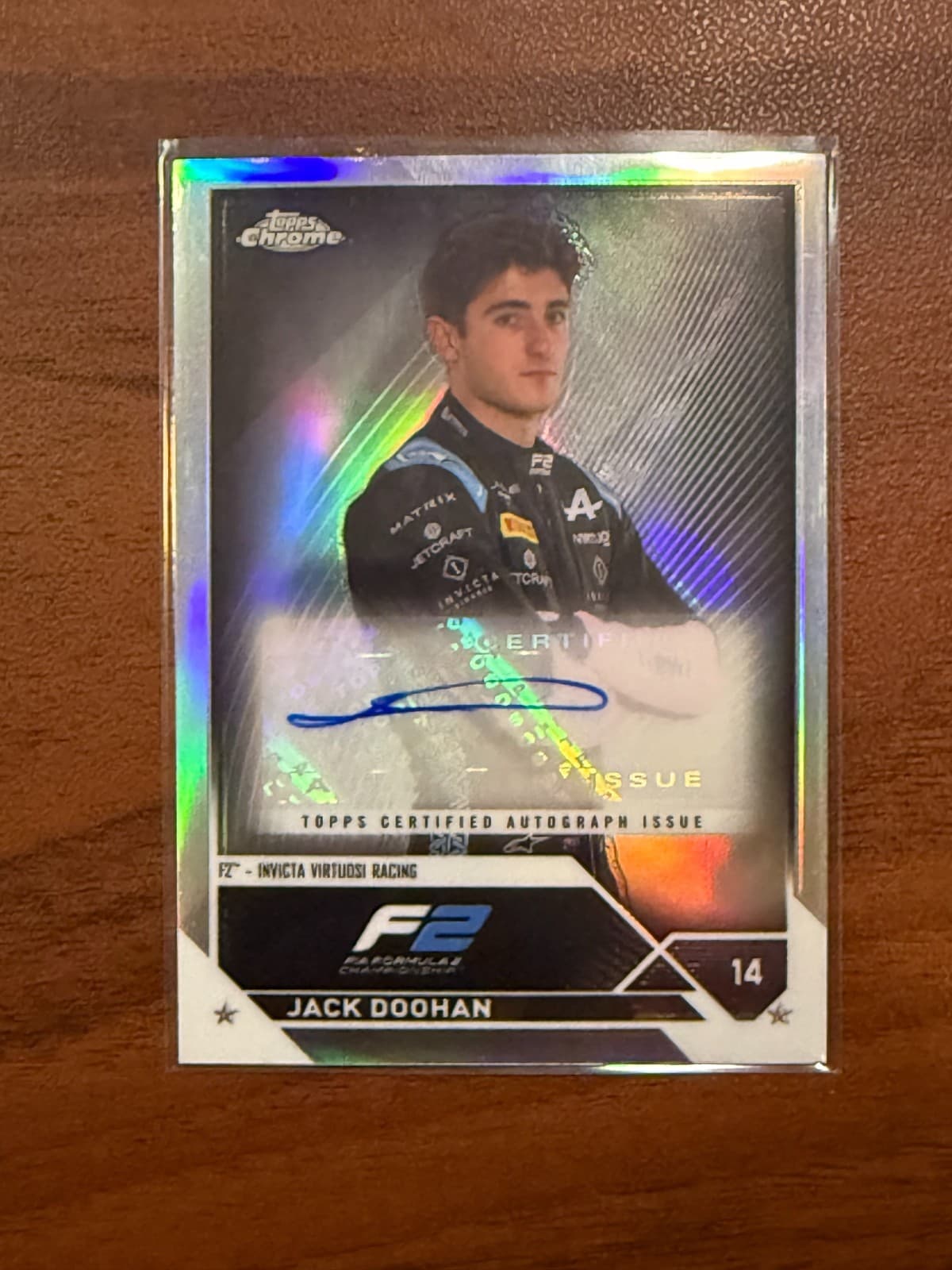 2023 Topps Chrome Formula 1 F1 Jack Doohan Auto