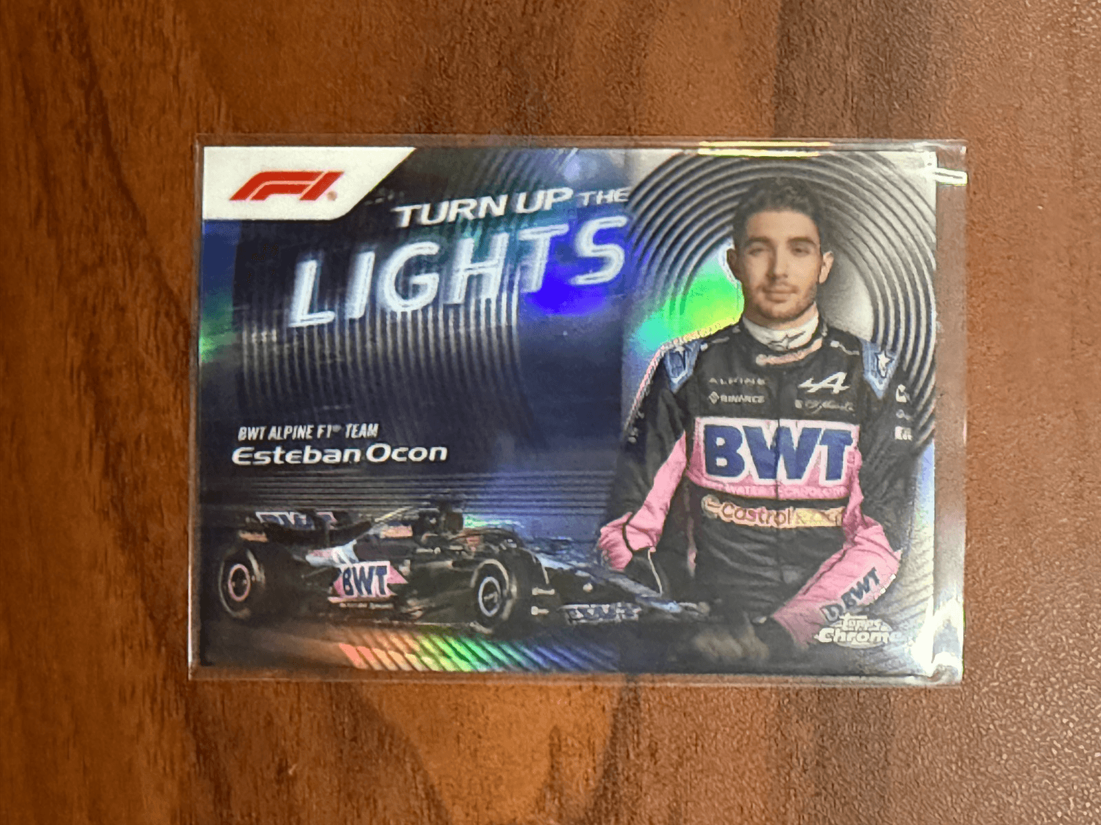 2024 Topps Chrome Formula 1 F1 Esteban Ocon Turn Up The Lights TUTL-5