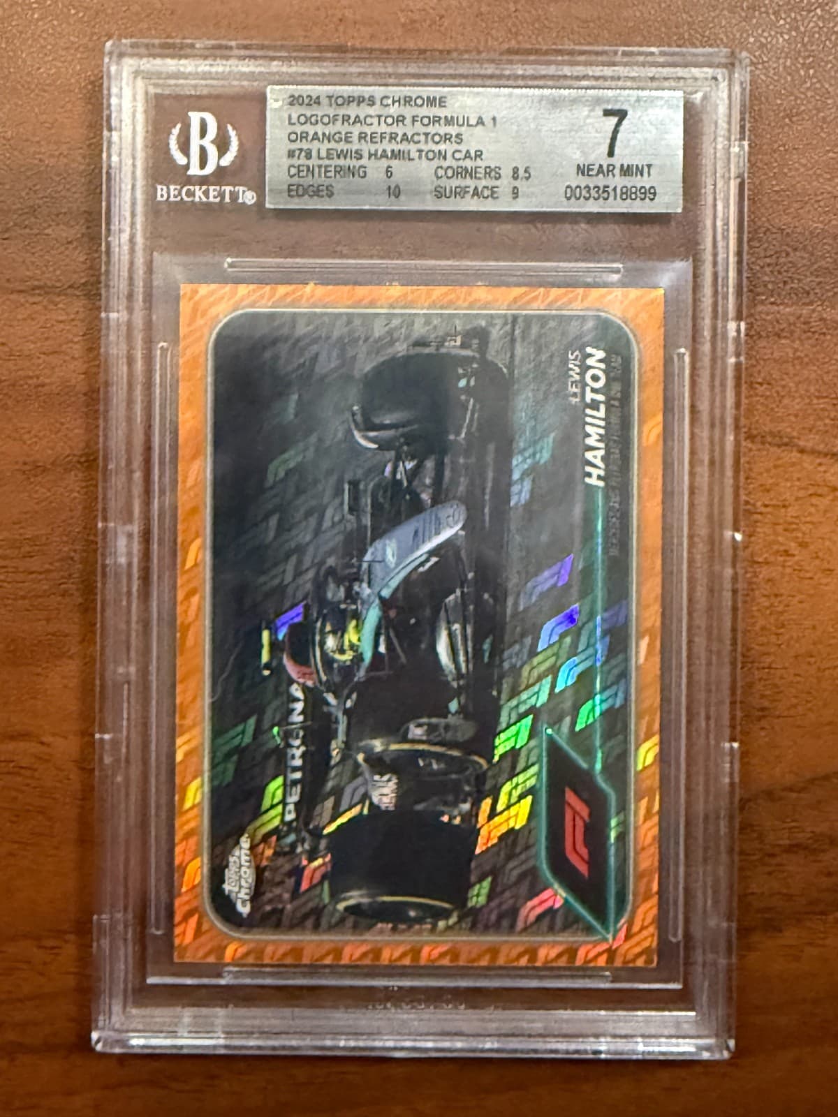 2024 Topps Formula 1 F1 Lewis Hamilton #78 /25 BGS 7