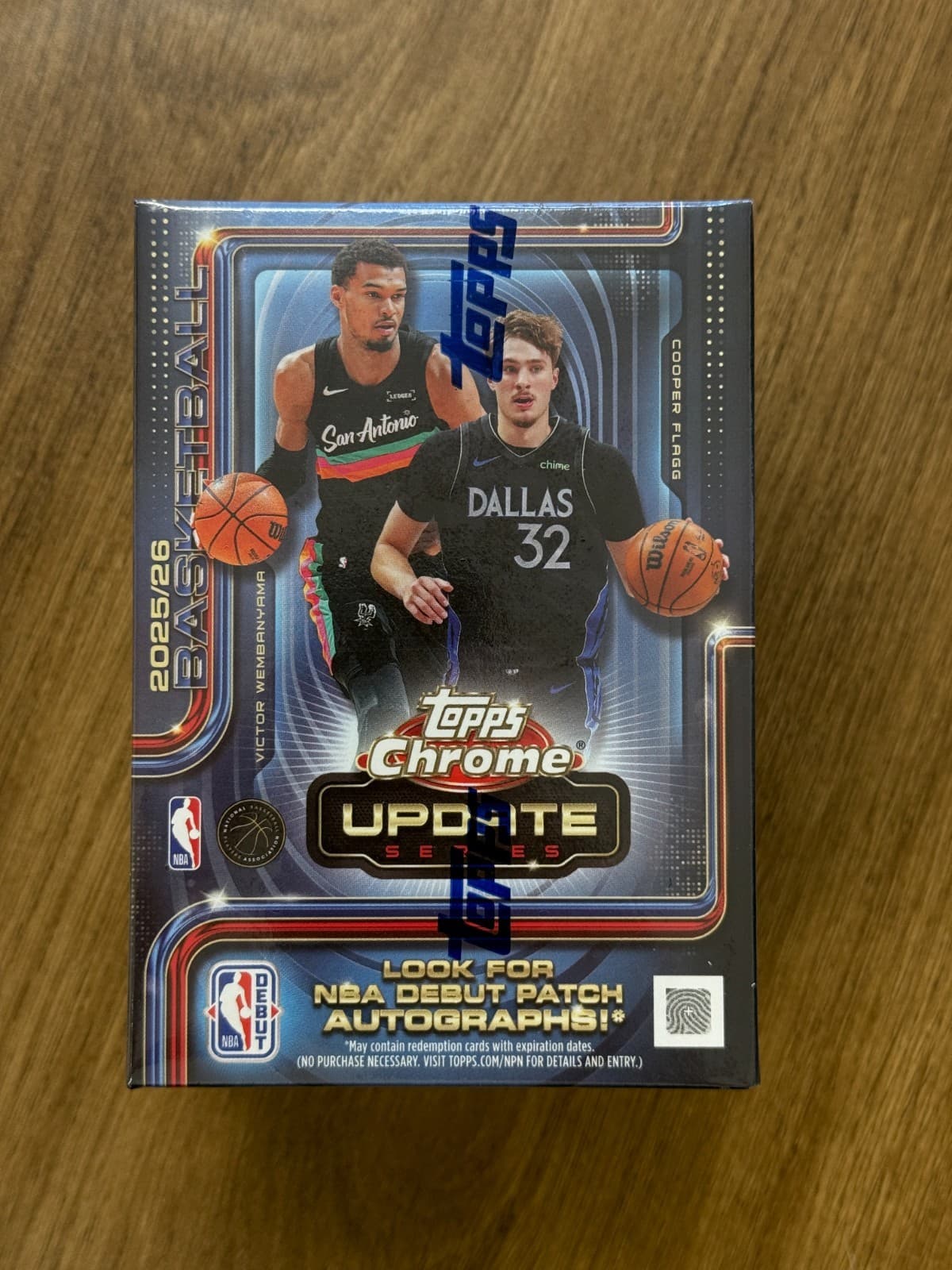2025-26 Topps Chrome Update Basketball Value Box Sealed In Hand