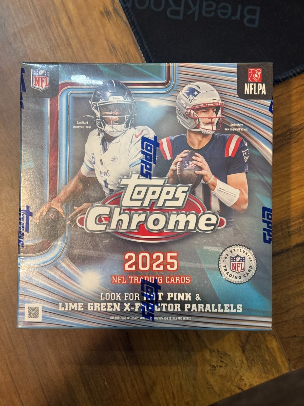 2025 Topps Chrome Football Mega Box