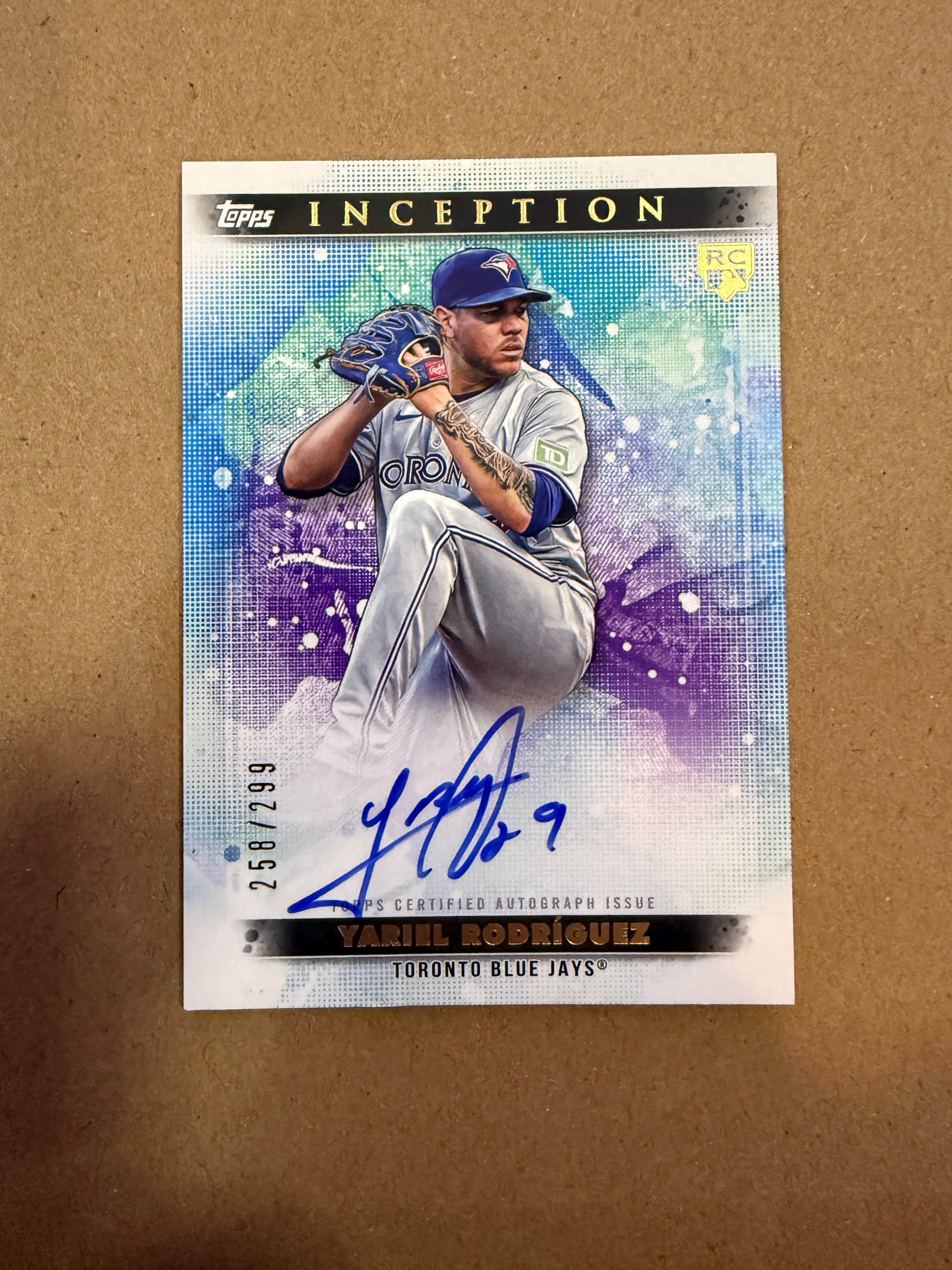 2024 Topps Inception Yariel Rodriguez RC #BRES-YR /299
