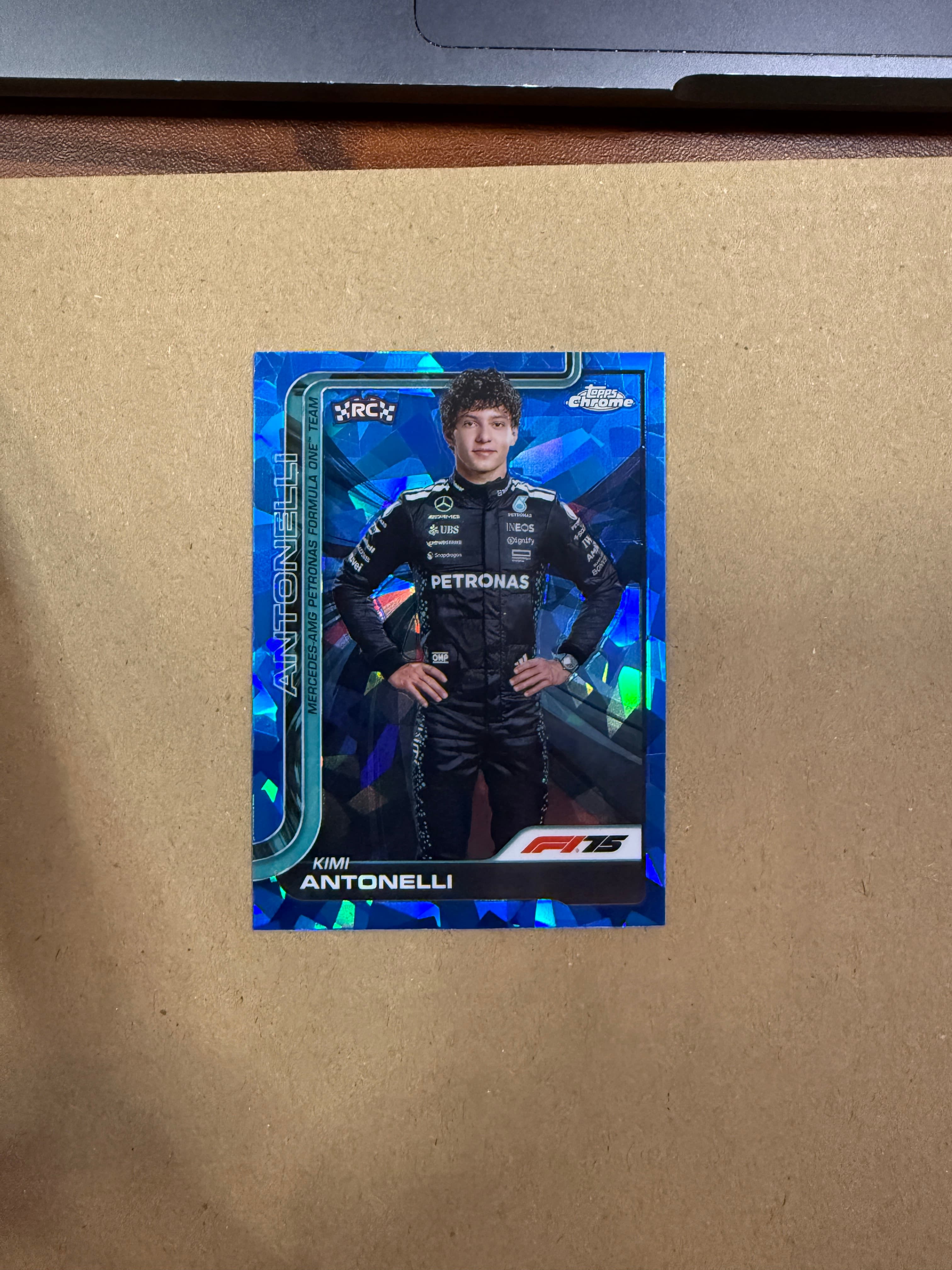 2025 Topps Chrome Sapphire Kimi Antonelli RC #8