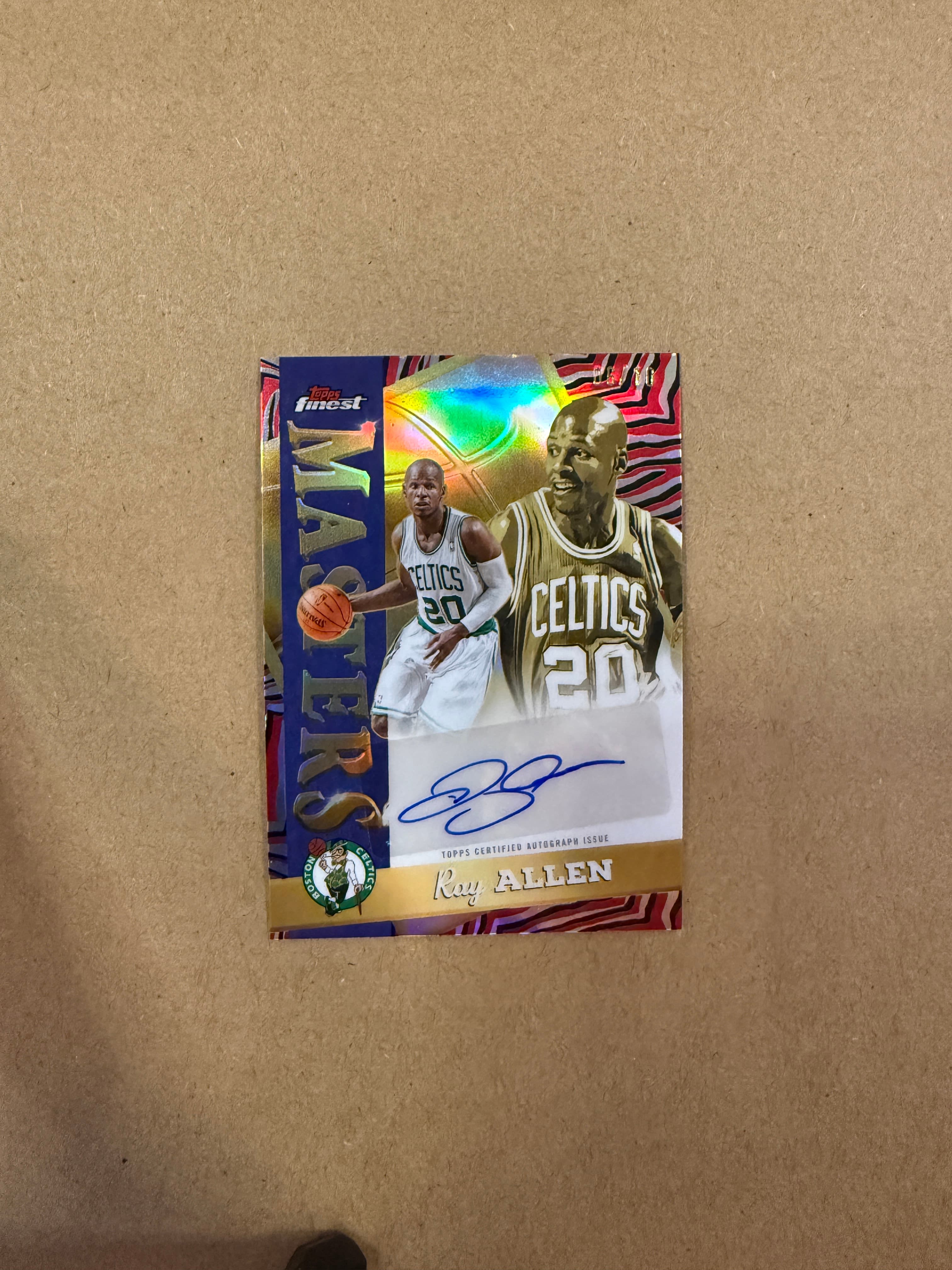 2025 Topps Finest Ray Allen Auto #MA-RA