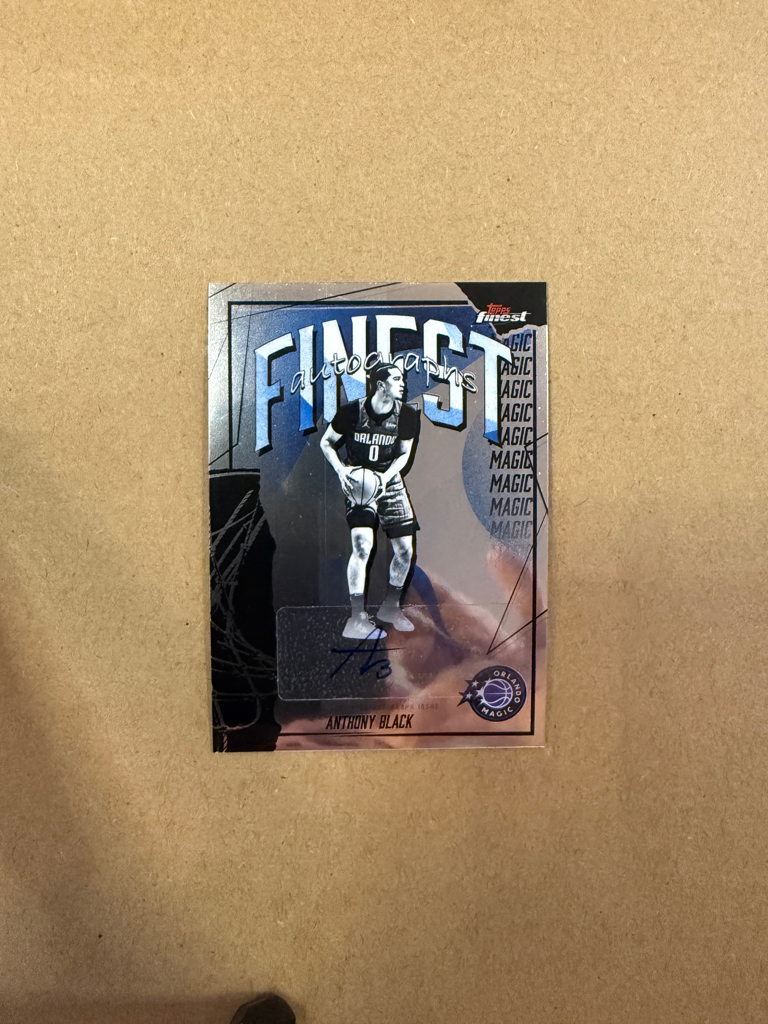 2025 Topps Finest Anthony Black Auto #FAU-AB