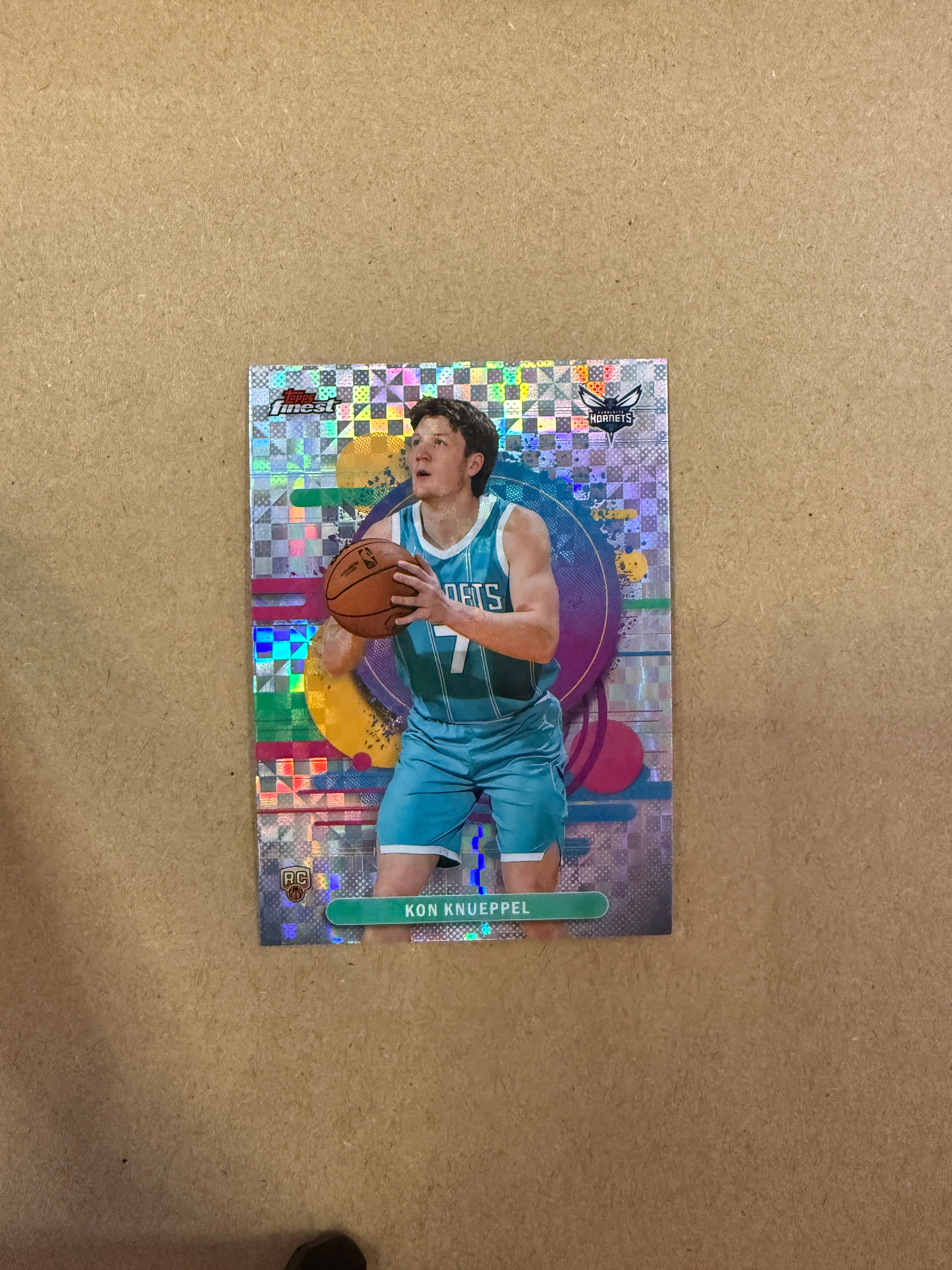 2025 Topps Finest Kon Knueppel X-Fractor RC #104