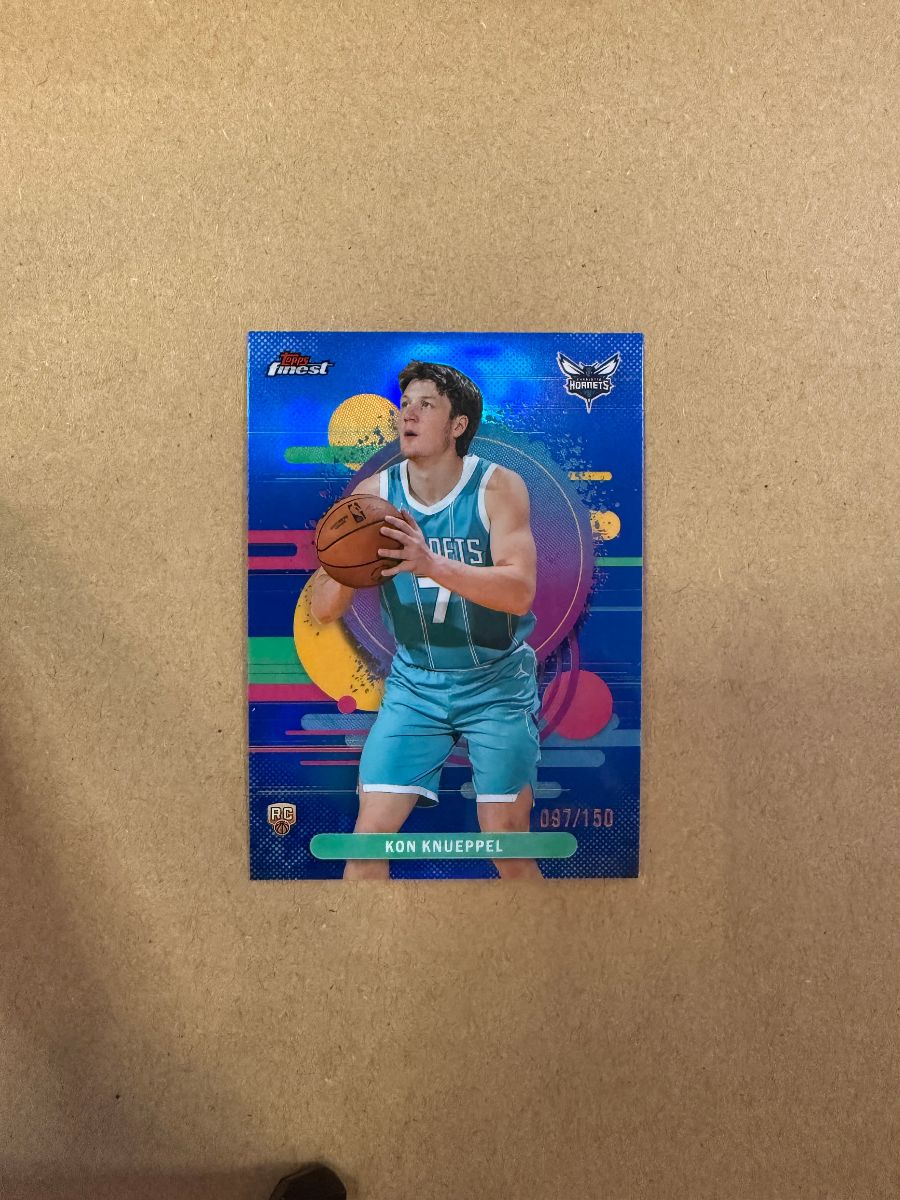 2025 Topps Finest Kon Knueppel RC #104 /150