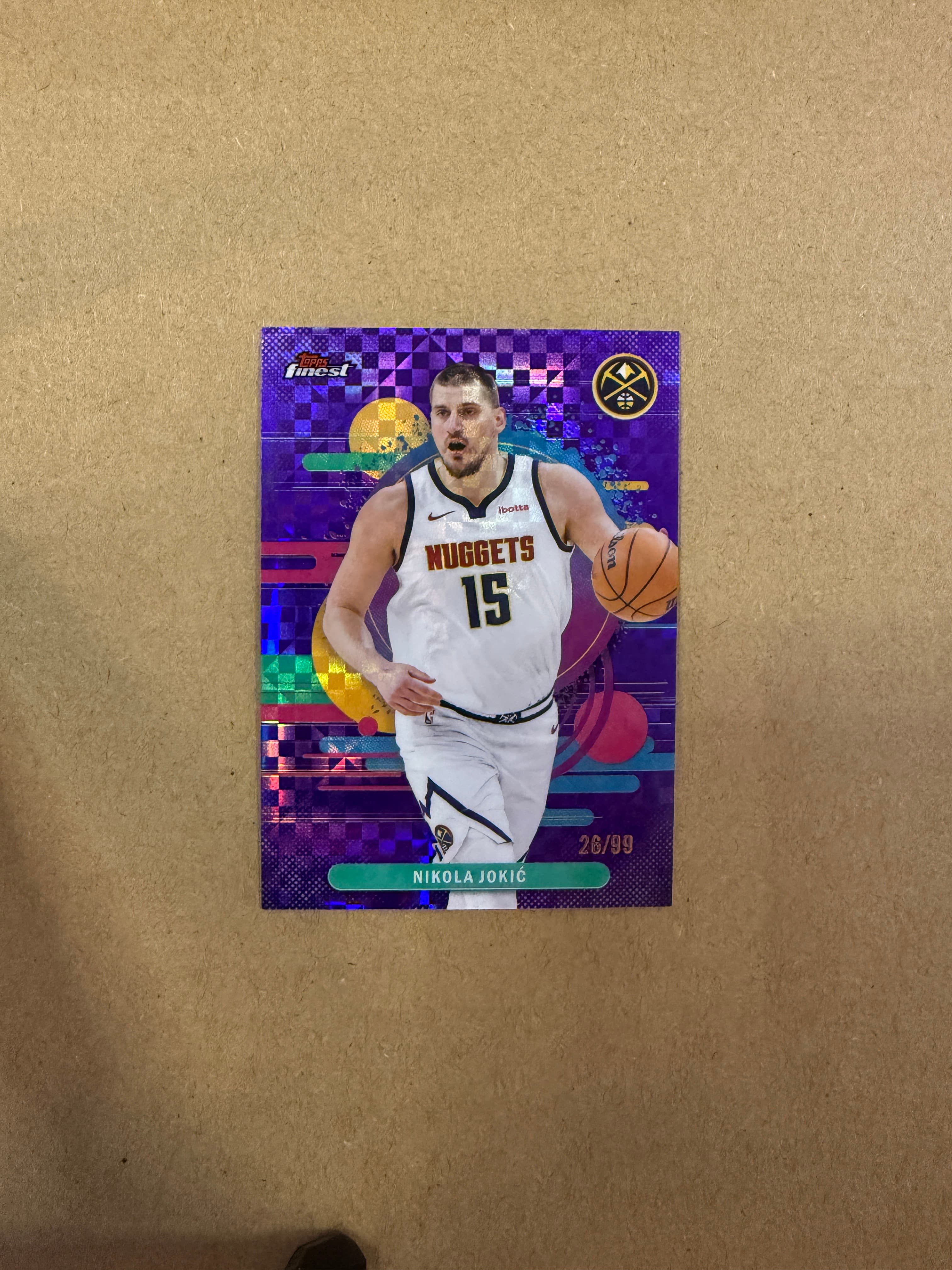 2025 Topps Finest Nikola Jokic #157 /99